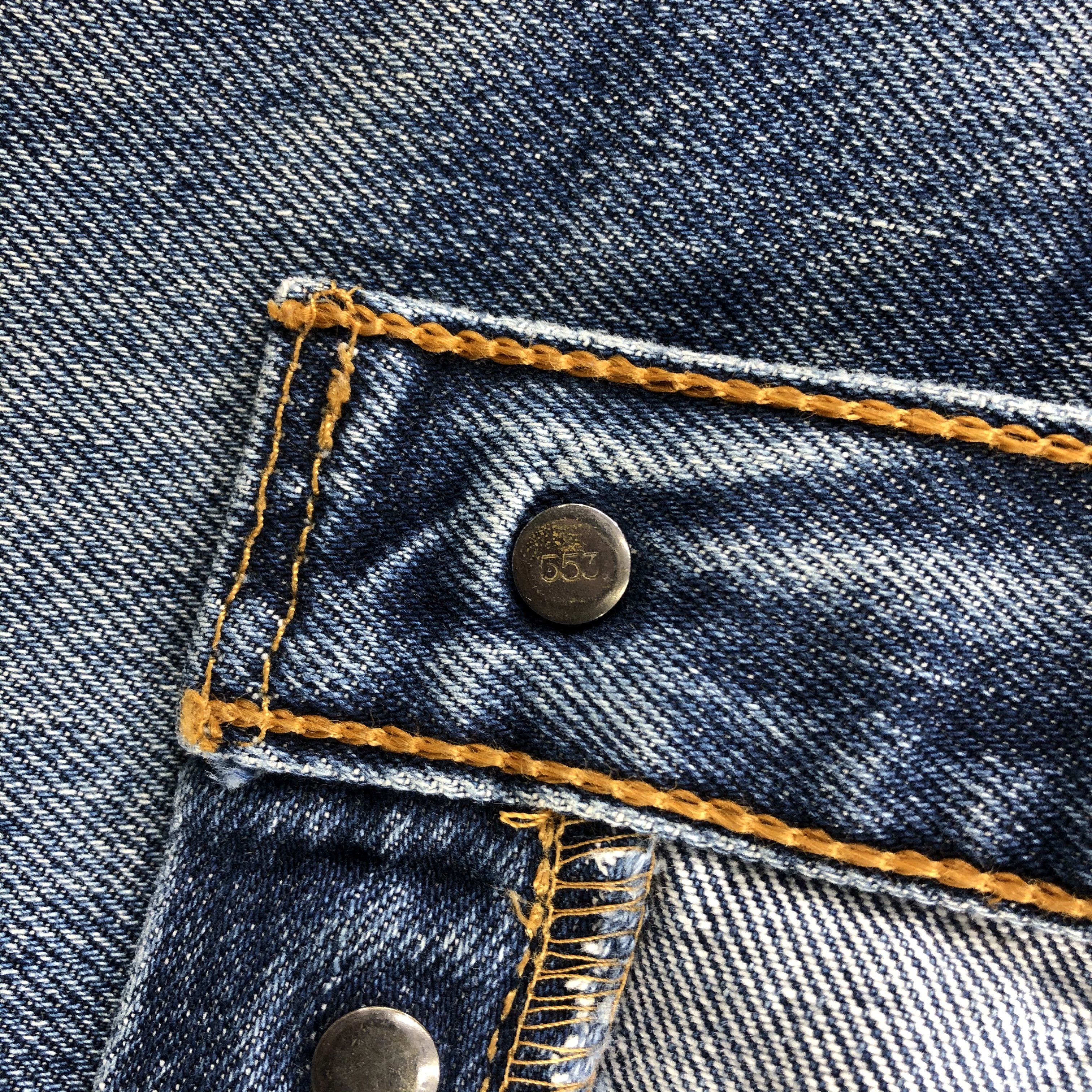 Levi's 90s Vintage Blue Wash Levis 501 Jeans-JM2804 Size US 29 - 13 Thumbnail