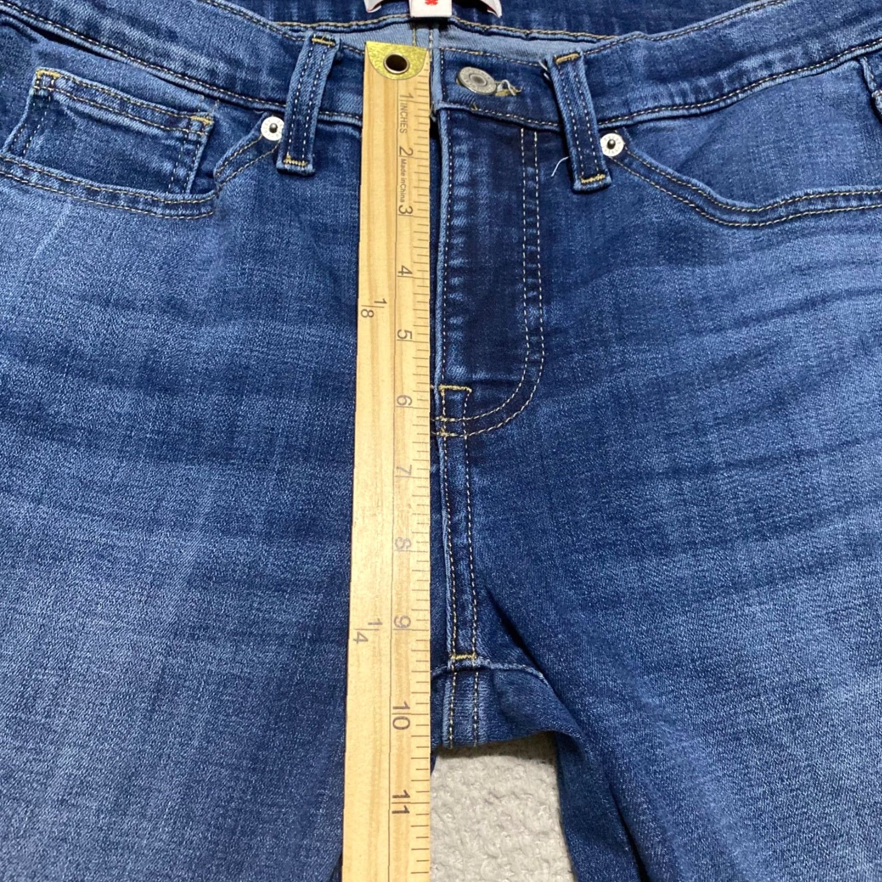 Lucky Brand Lucky Brand Womens 8 Jeans Blue Denim Medium Wash Ava Mid Rise Skinny Leg Size 30" / US 8 / IT 44 - 7 Thumbnail
