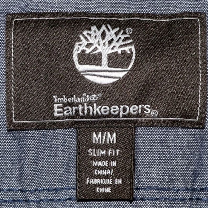 Timberland Timberland Earthkeepers Shirt Slim Fit Check Button-Down Mens Medium Multicoloured Oxford Collar Long Sleeve Casual Shirt Size US M / EU 48-50 / 2 - 5 Thumbnail