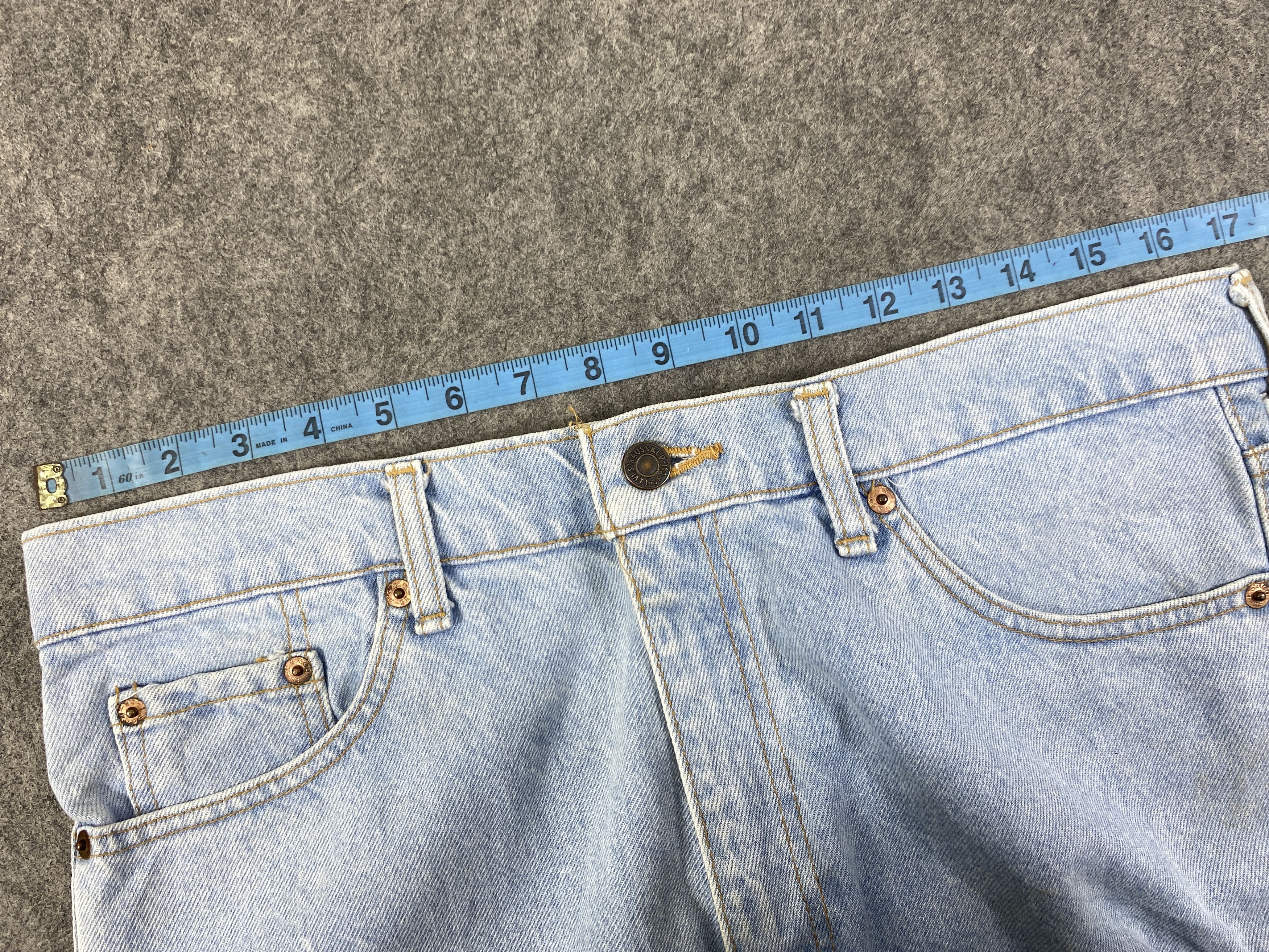 Levi's Light Blue Vintage Levi's 518 Jeans 34x26.5 - JN3307 Size US 34 / EU 50 - 5 Thumbnail