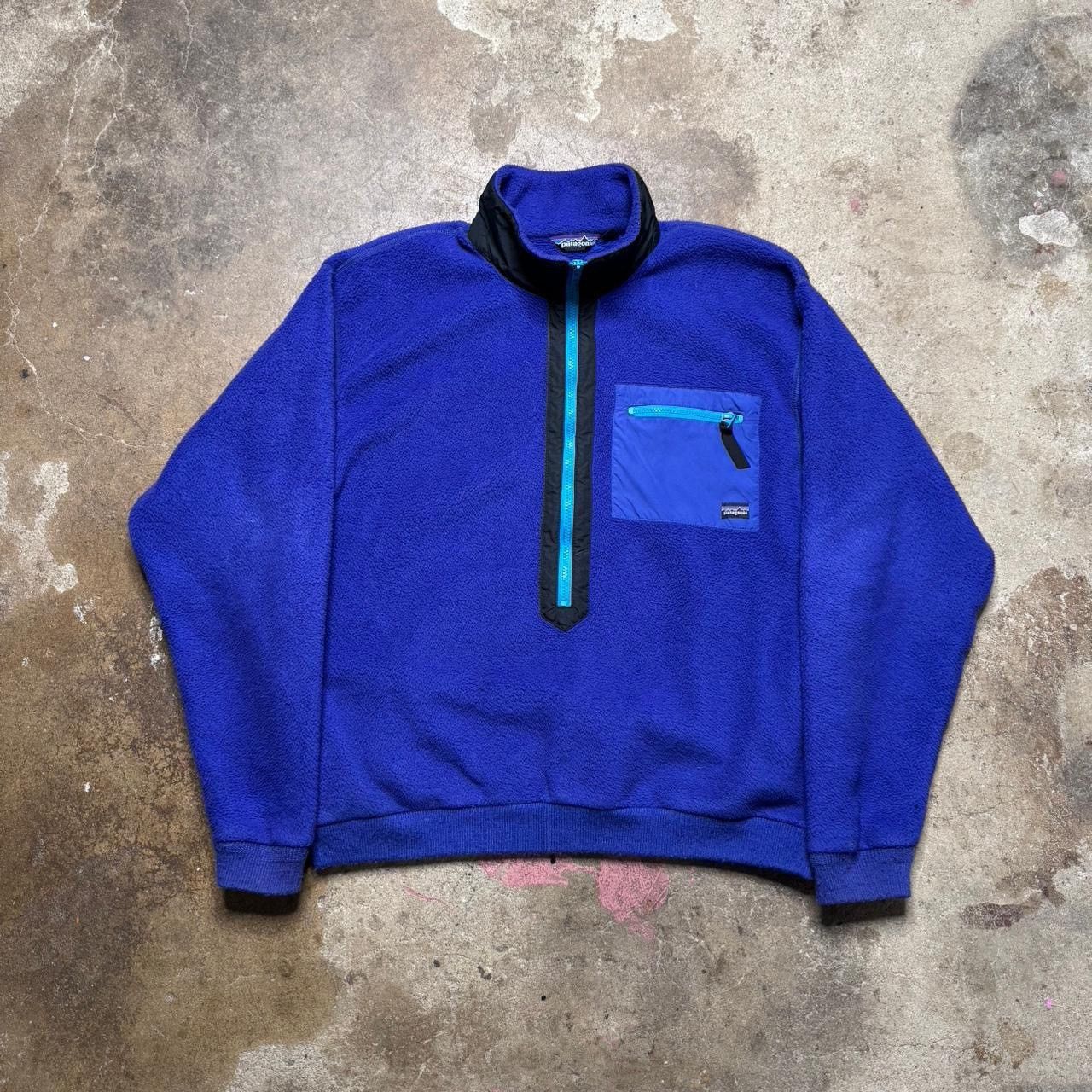 90s Patagonia 1/2 Zip Fleece Sweater