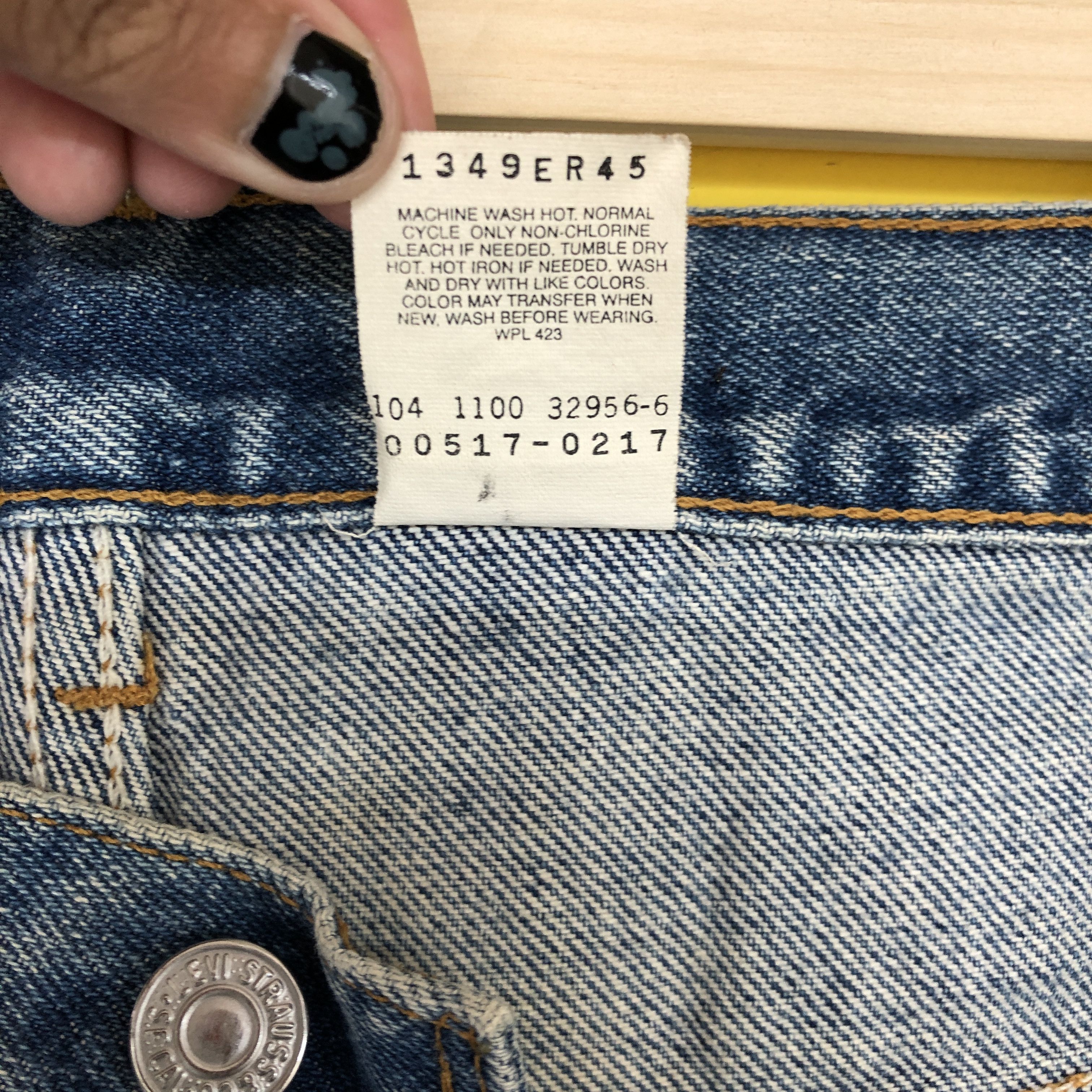 Levi's Vintage Levis Bell Bottom Jeans Bootcut Levi's Flare Denim Size US 34 / EU 50 - 10 Thumbnail