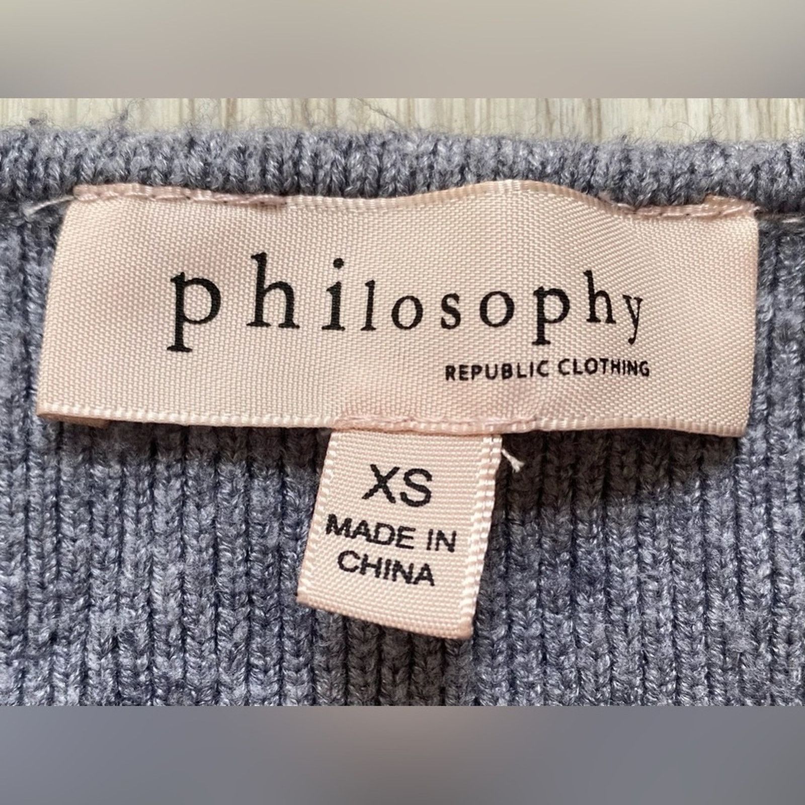 Other Philosophy | V-neck Pullover Sweater Cardigan | XS Size XS / US 0-2 / IT 36-38 - 6 Thumbnail