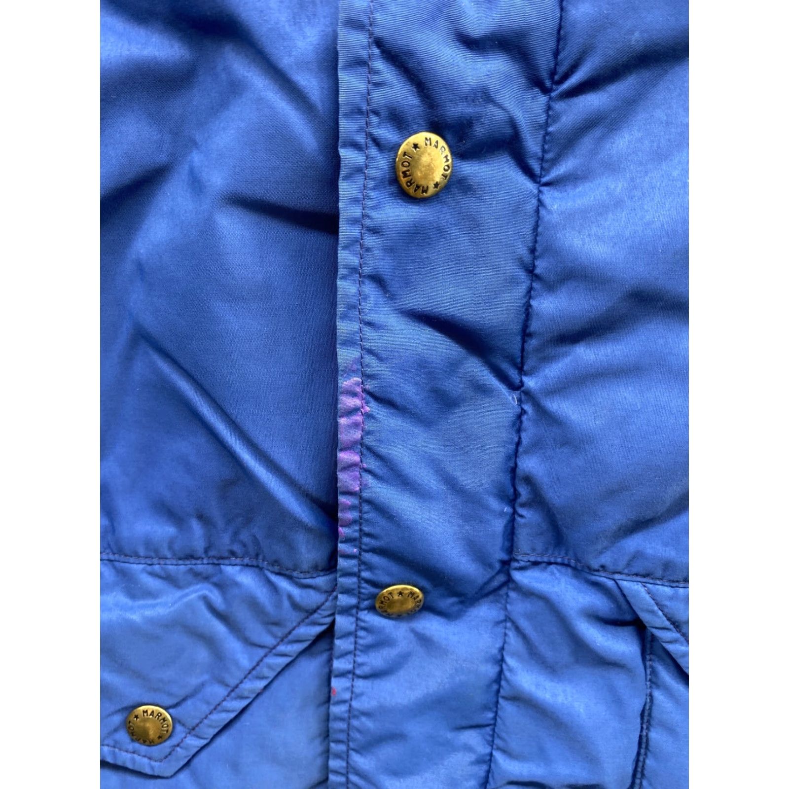 Marmot VINTAGE Marmot Mountain Works Down Filled Puffer Jacket Mens XS Blue Full Zip Size US XS / EU 42 / 0 - 2 Thumbnail