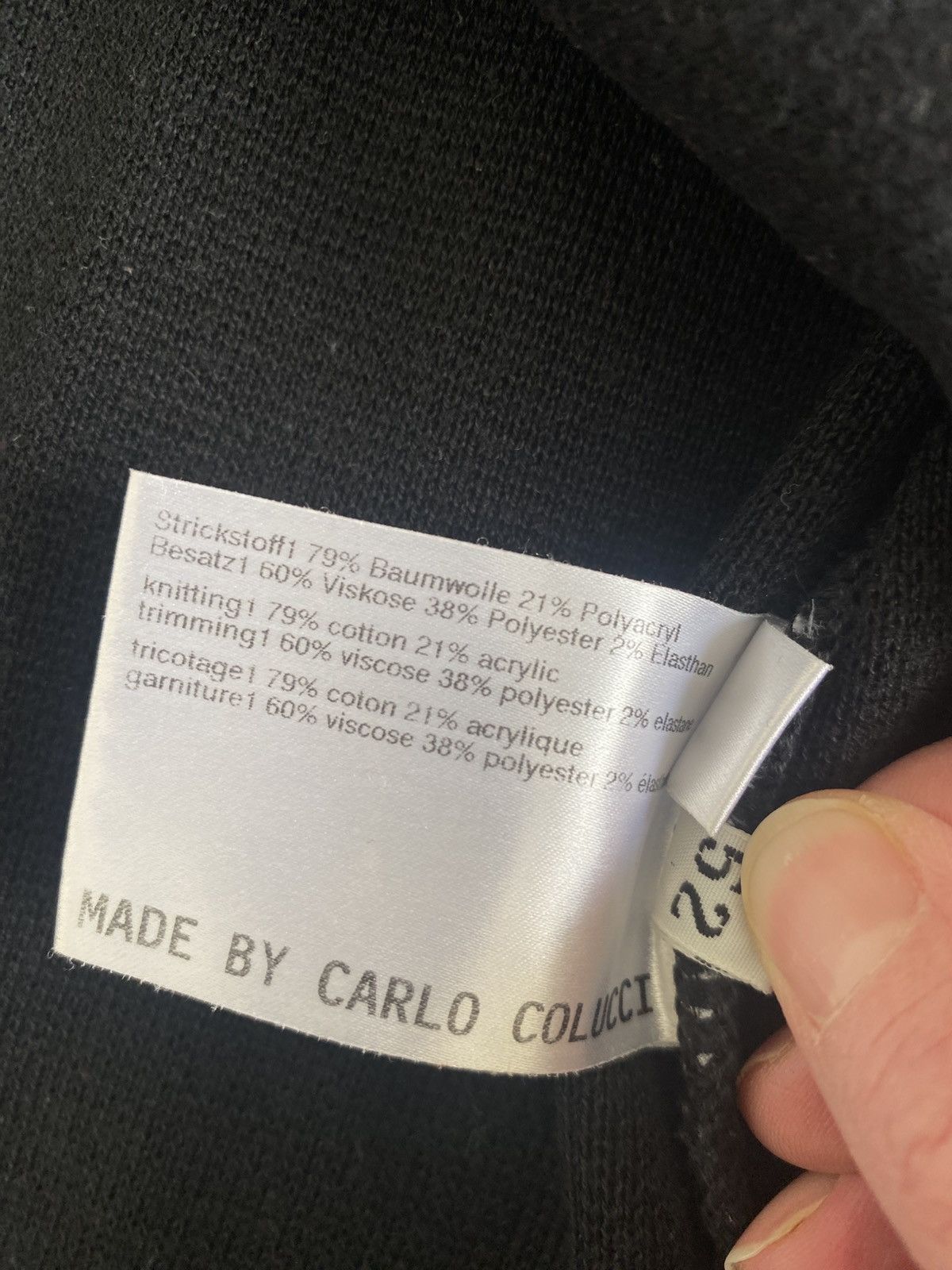 Carlo Colucci Carlo Colucci sweeter men’s Size US L / EU 52-54 / 3 - 7 Thumbnail