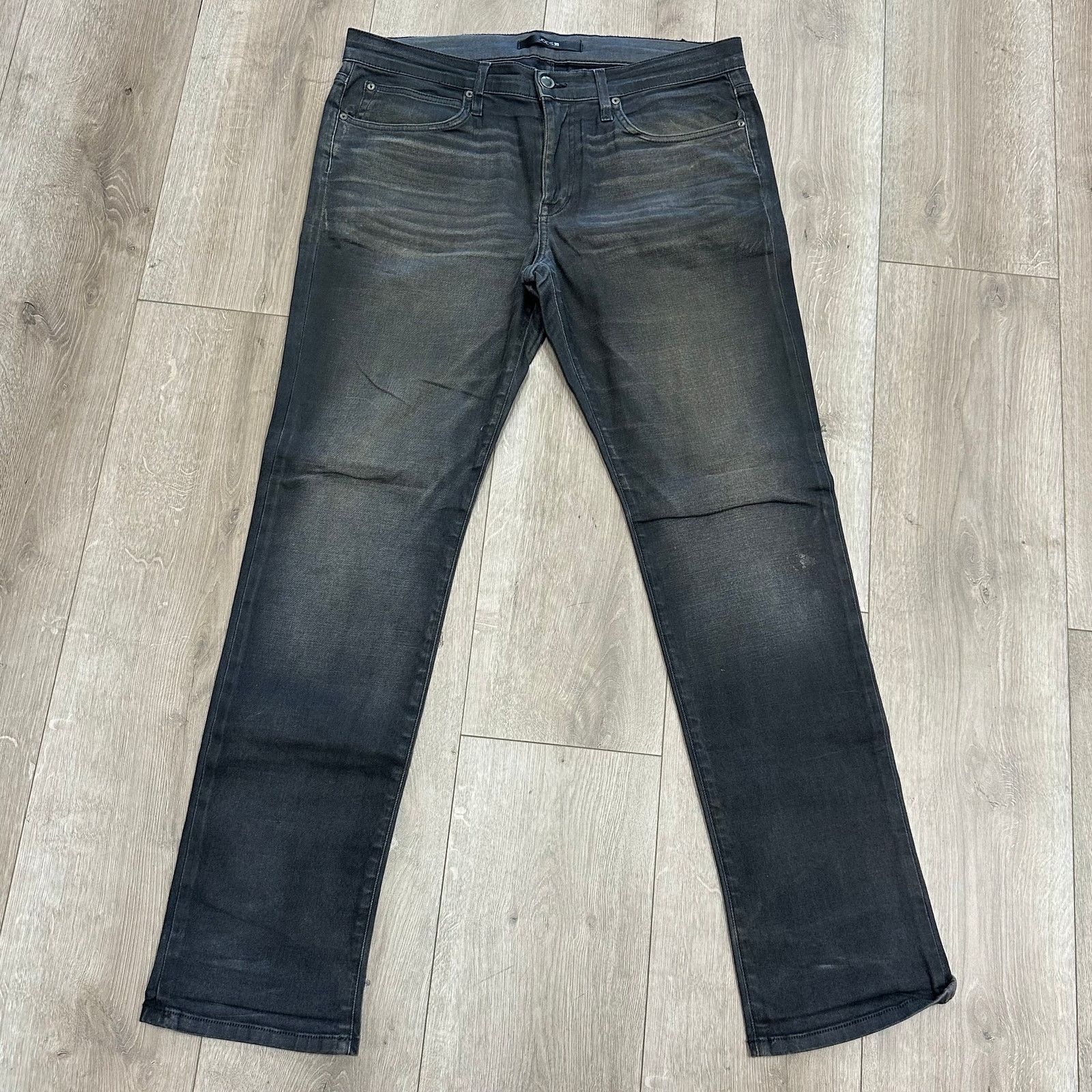 Joe's Joe's The Brixton Straight Narrow Jeans Pants Size 33 Black Size US 33 - 1 Thumbnail
