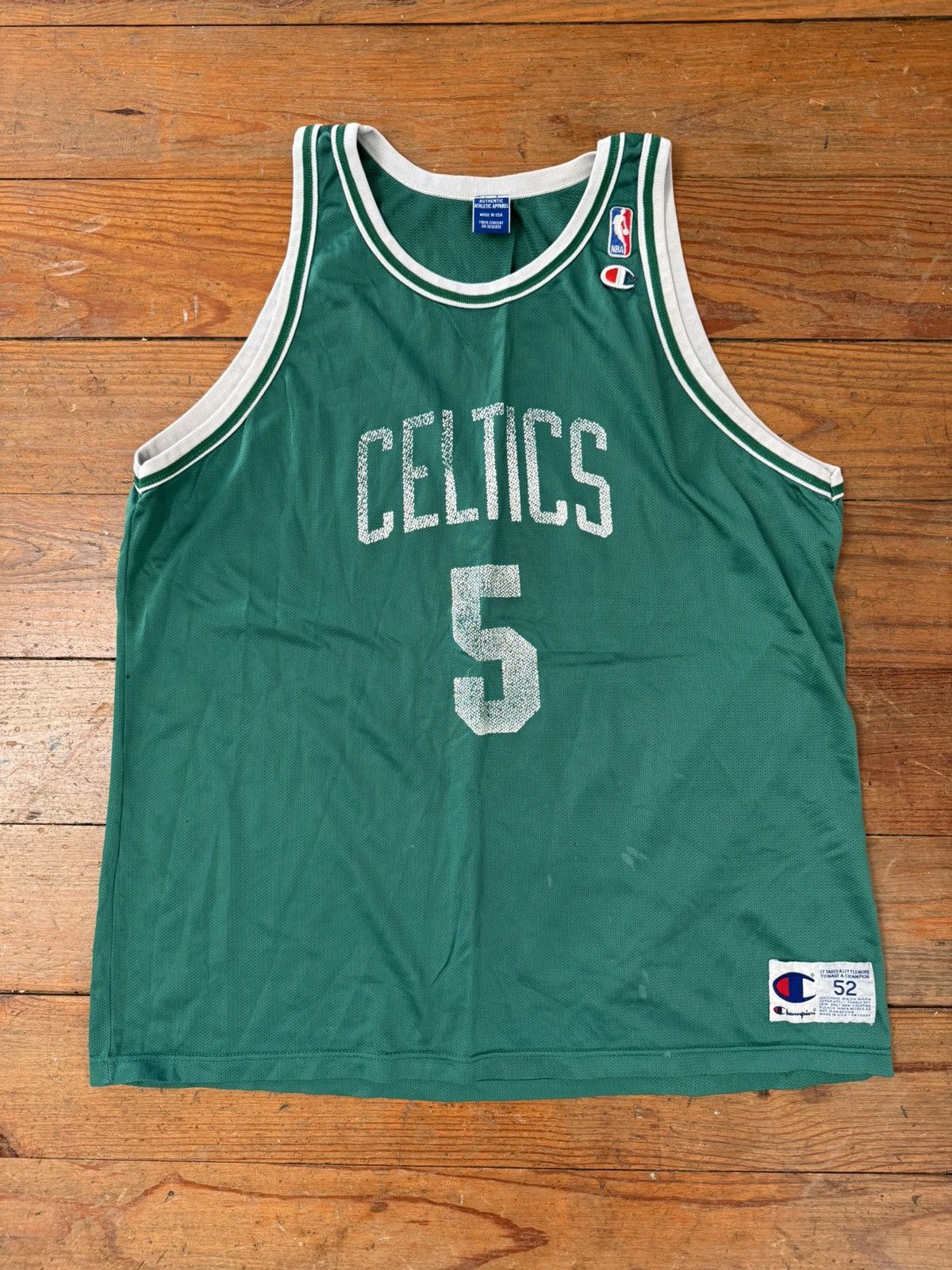 VINTAGE CHAMPION RON MERCER BOSTON CELTICS JERSEY