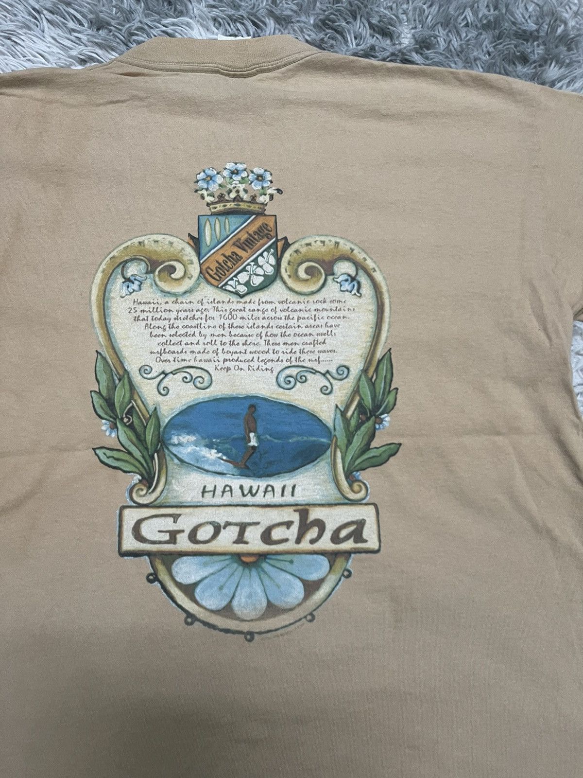 Gotcha 90s OG STYLE GOTCHA TSHIRT BIG PRINT NICELY FADED Size US L / EU 52-54 / 3 - 12 Thumbnail