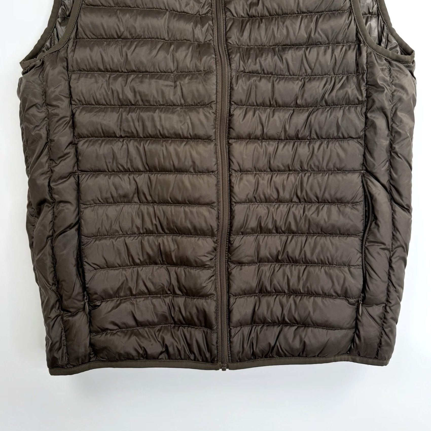 Uniqlo UNIQLO Puffer Vest Womens S Brown Ultra Light Down Nylon Quilted Vest Size S / US 4 / IT 40 - 6 Thumbnail