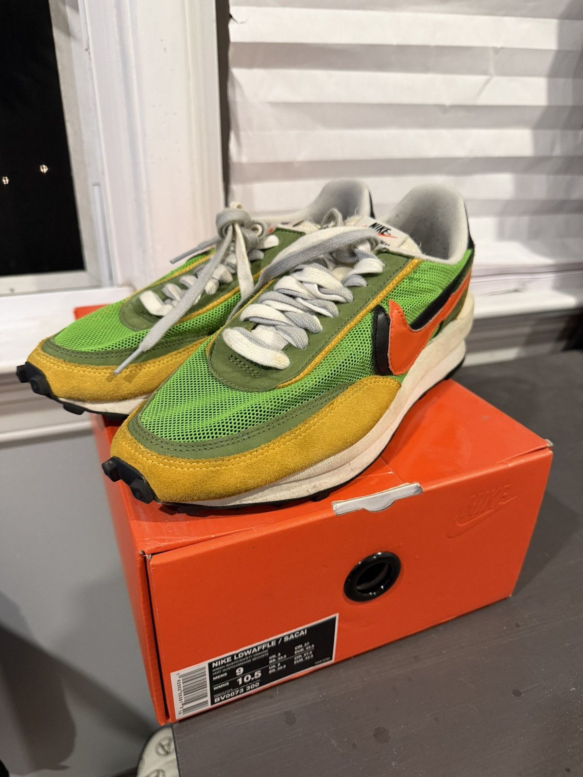 Nike × Sacai Nike Sacai green gusto Size US 9 / EU 42 - 1 Thumbnail