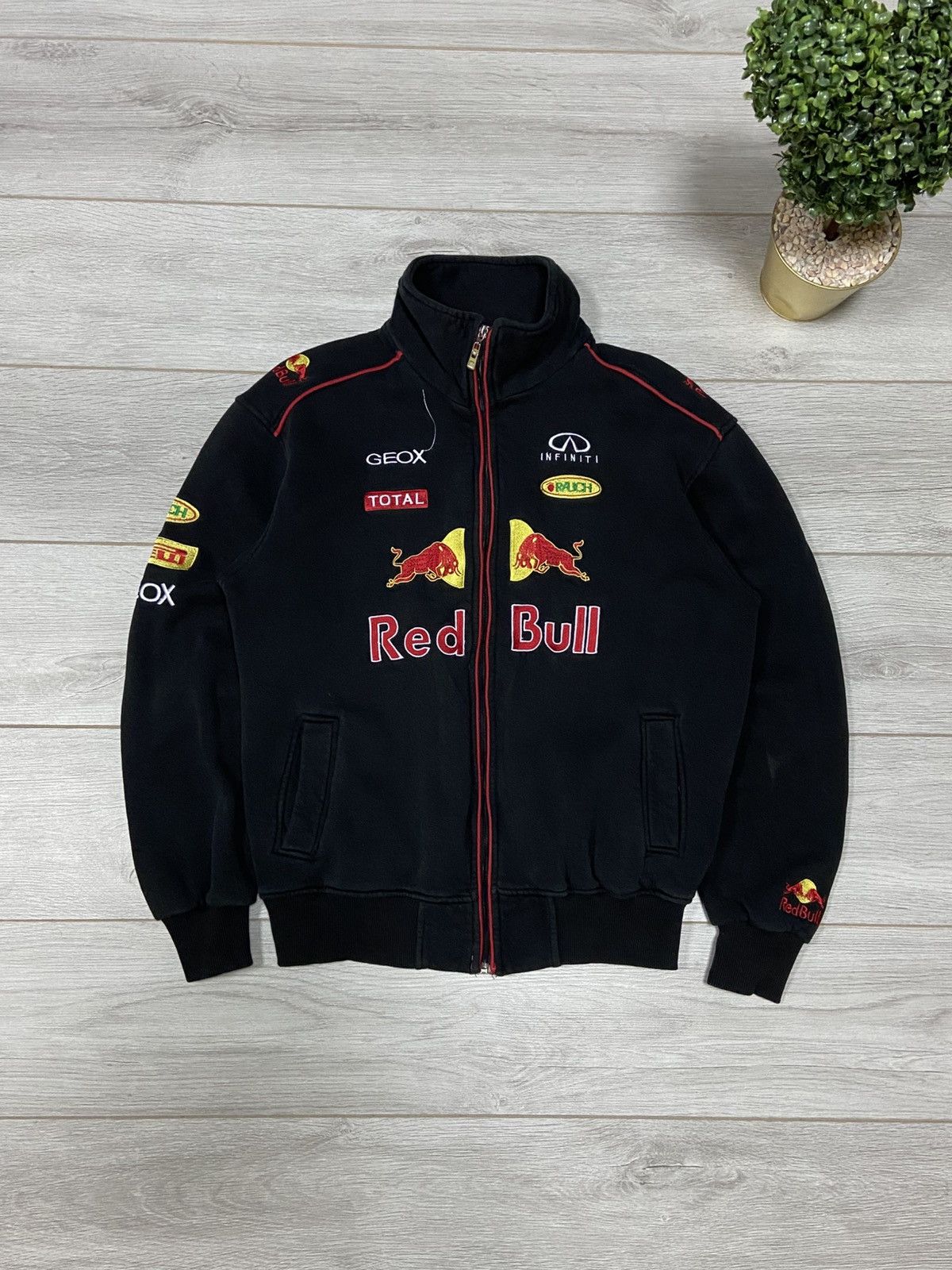 Red Bull Red Bull infinity vintage zip fleece infinity Pirelli Size US XXL / EU 58 / 5 - 1 Thumbnail