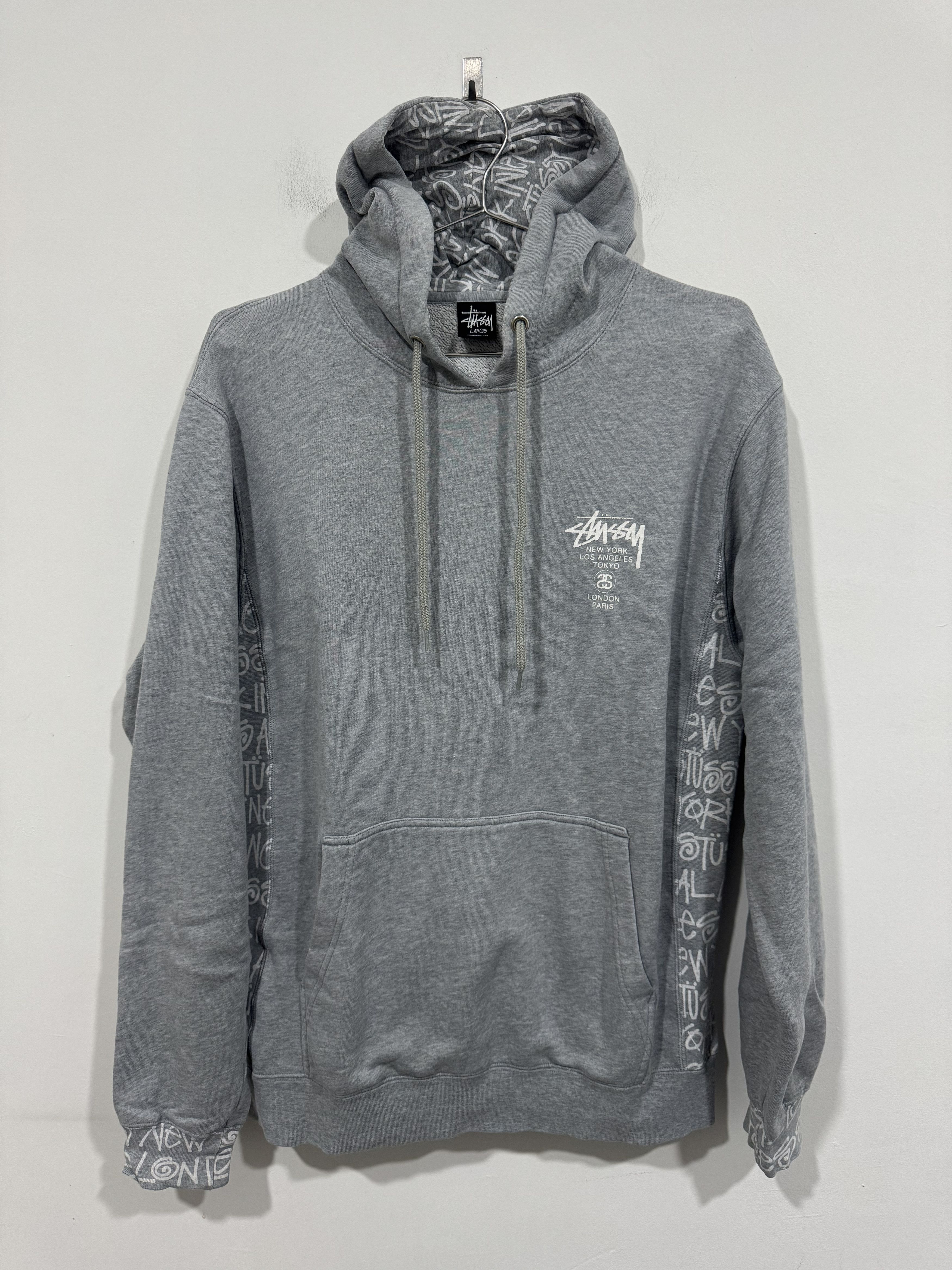 Stussy Stussy Gray Hoodie Size US L / EU 52-54 / 3 - 2 Thumbnail