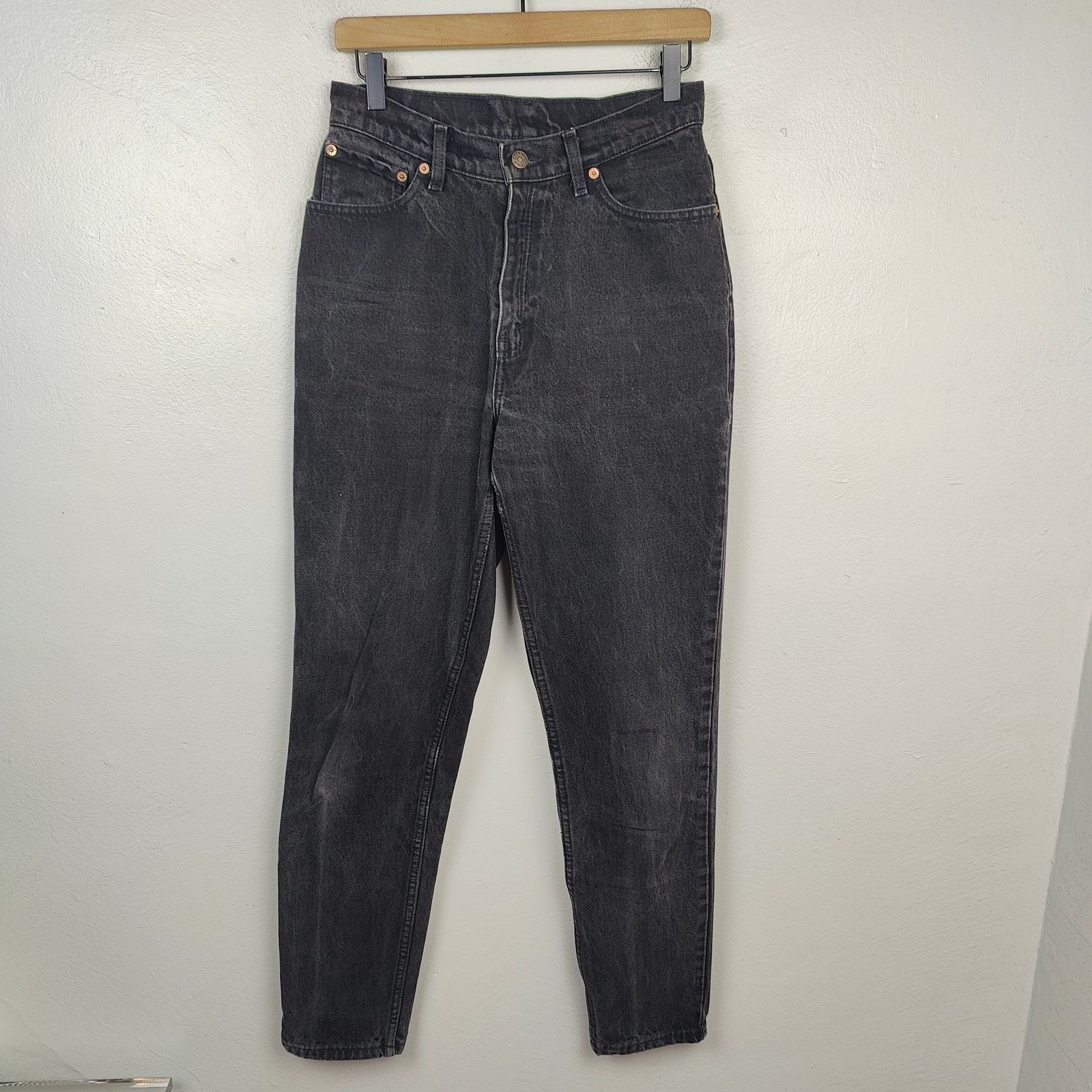 Levi's Vintage 90s Levi's 512 Jeans Womens 28 Black Wash Slim Fit Size US 28 / EU 44 - 1 Thumbnail