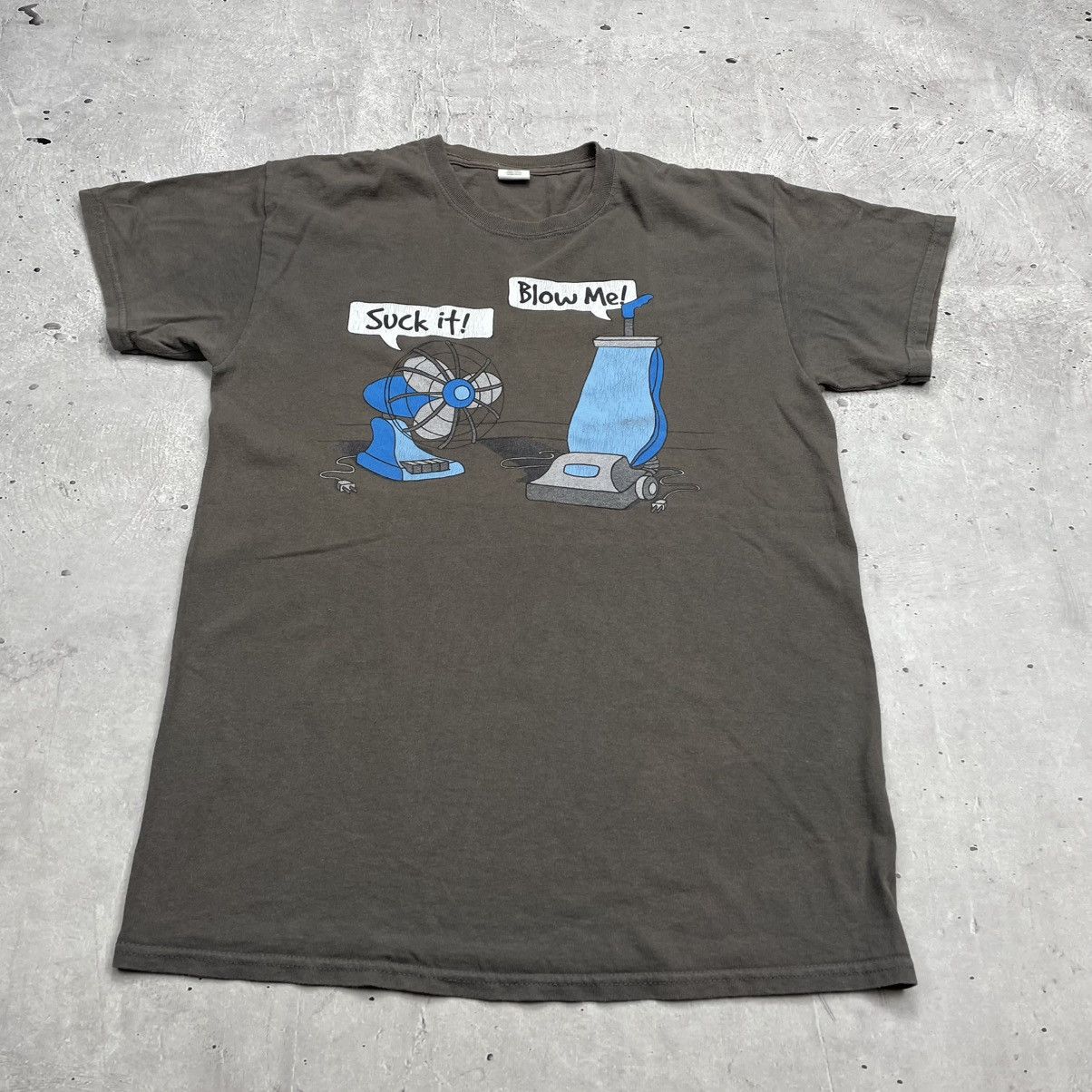 Vintage Vintage dark humour graphic tee shirt y2k Size US M / EU 48-50 / 2 - 4 Thumbnail