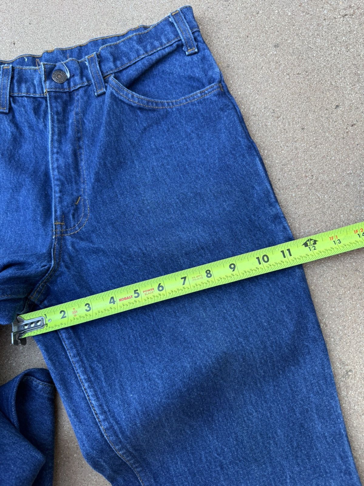 Levi's Vtg 80’s Levi’s 646 Orange Tab Bellbottom Flare Jeans 29x31 Size US 29 - 13 Thumbnail