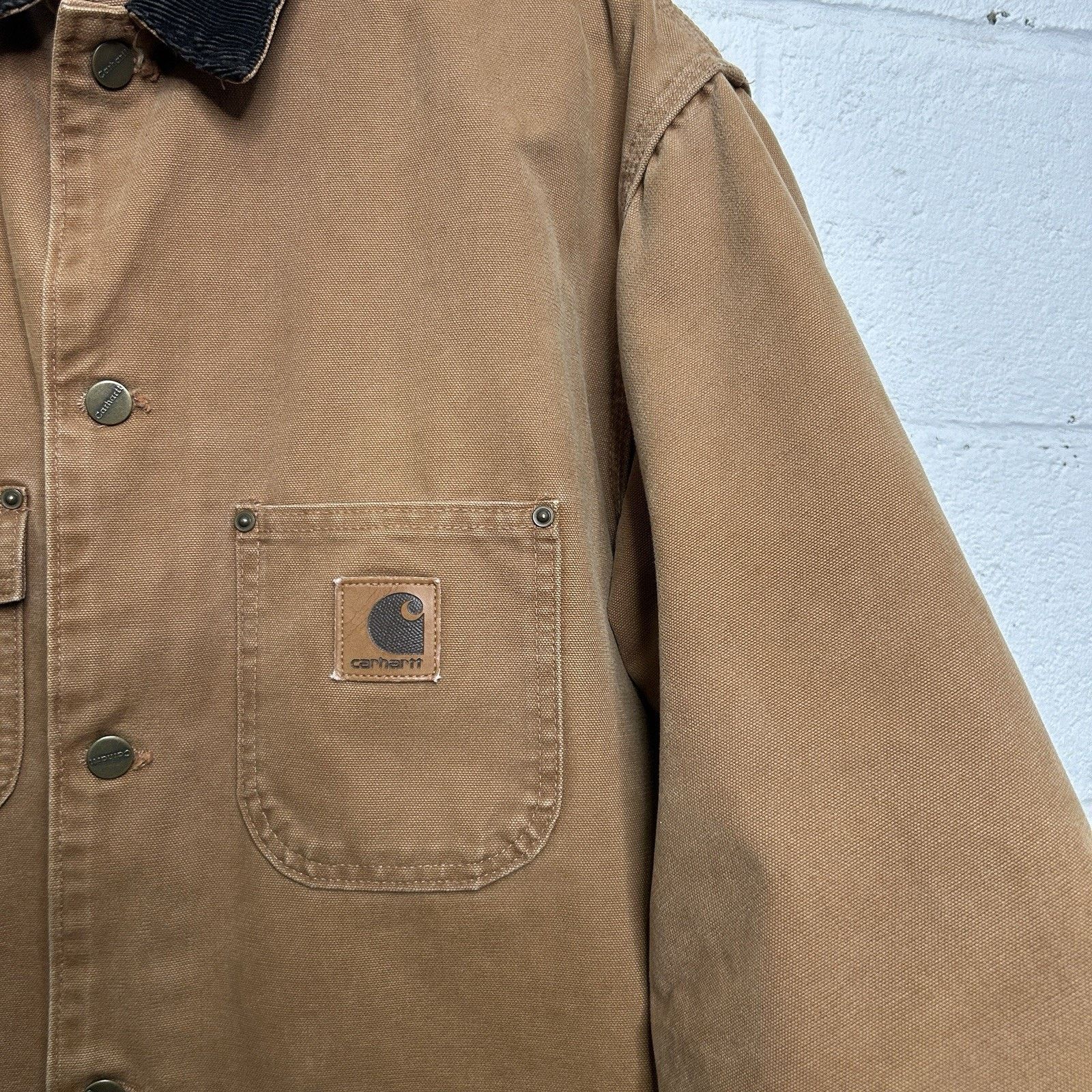 Carhartt Vintage Carhartt Blanket-Lined Chore Coat “Brown” C02 BRN Size US L / EU 52-54 / 3 - 3 Thumbnail