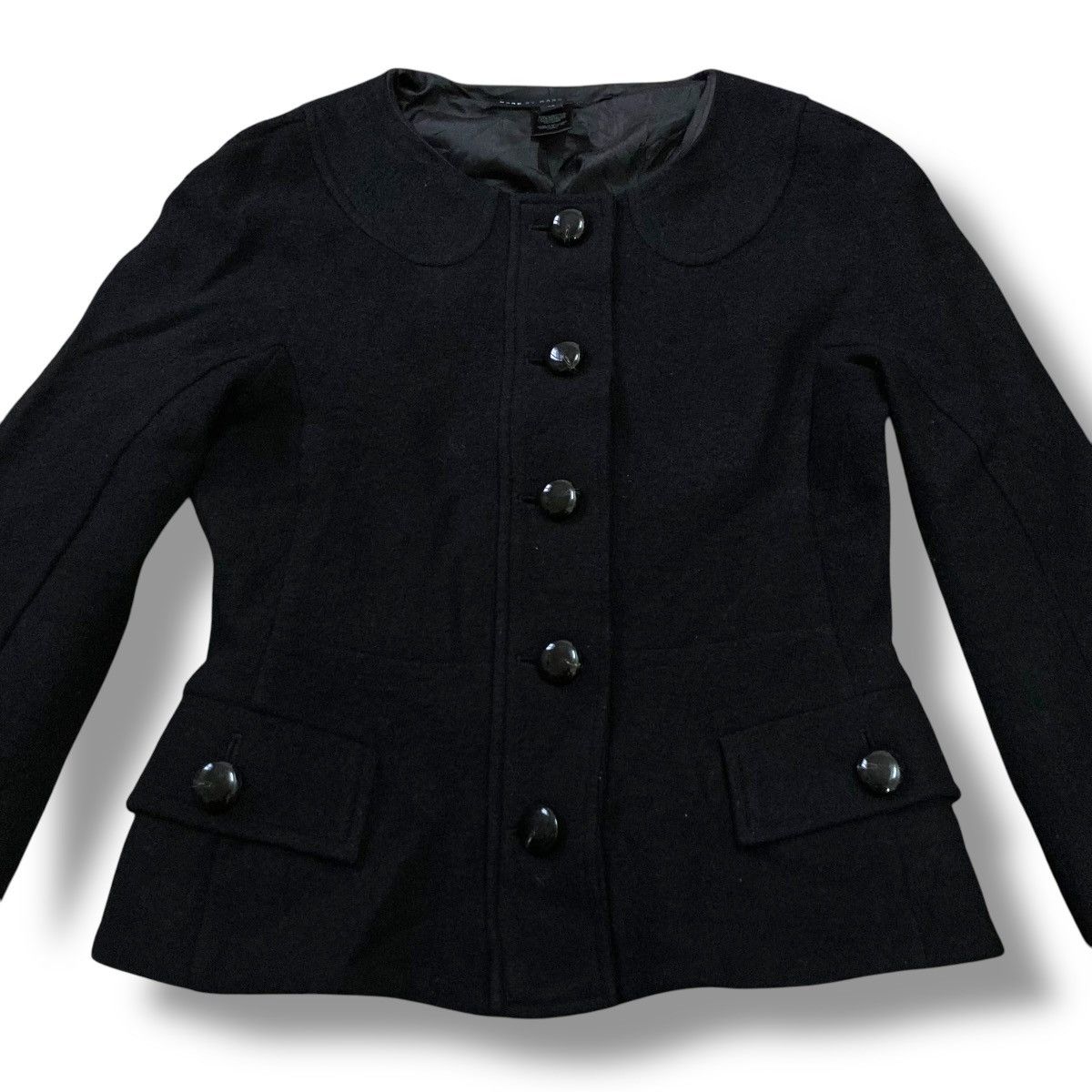 Marc Jacobs MARC by MARC JACOBS BUTTON UP WOOL CROP JACKET Size XS / US 0-2 / IT 36-38 - 4 Thumbnail