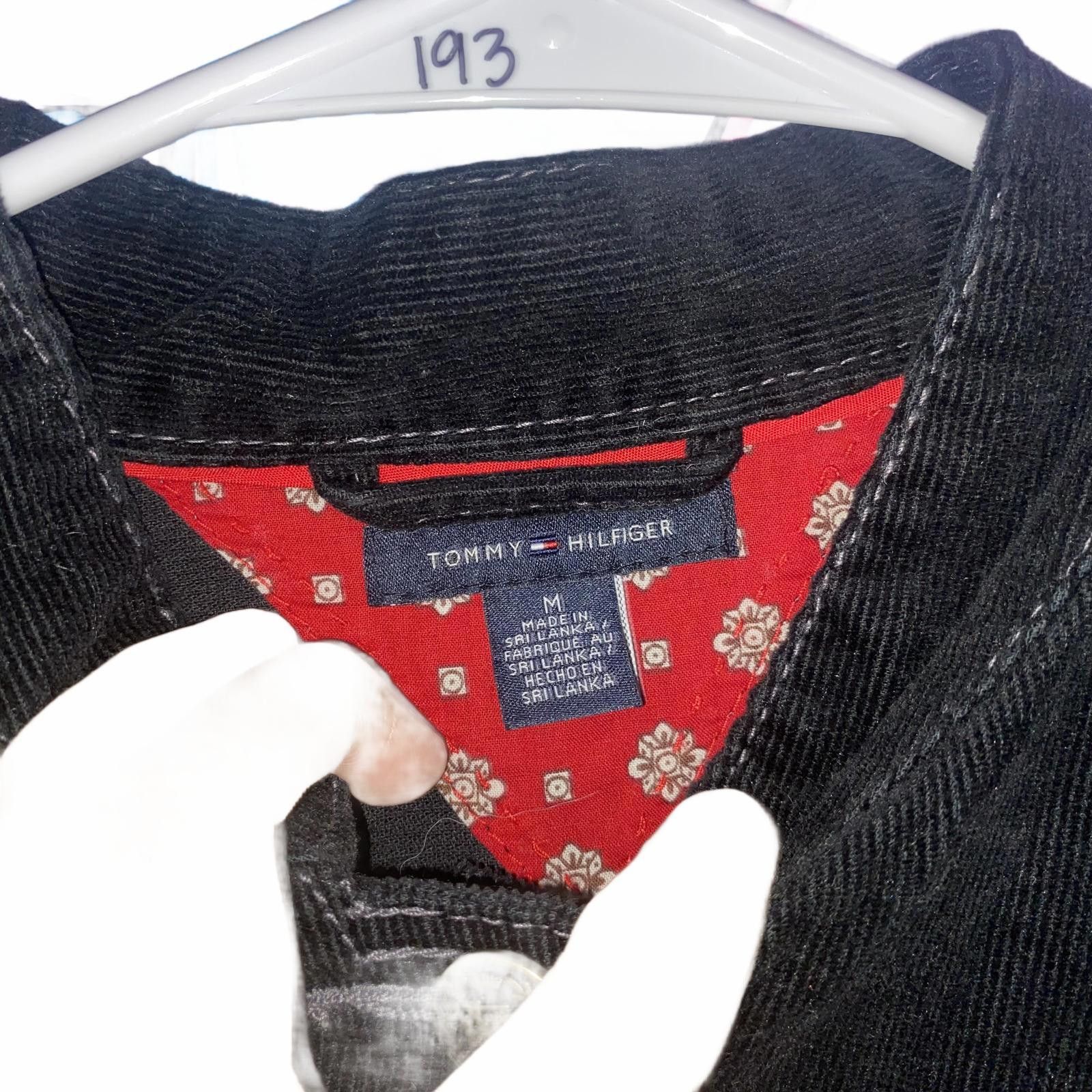 Designer Vintage Y2k Corduroy Jacket M Tommy Hilfiger Size M / US 6-8 / IT 42-44 - 3 Thumbnail