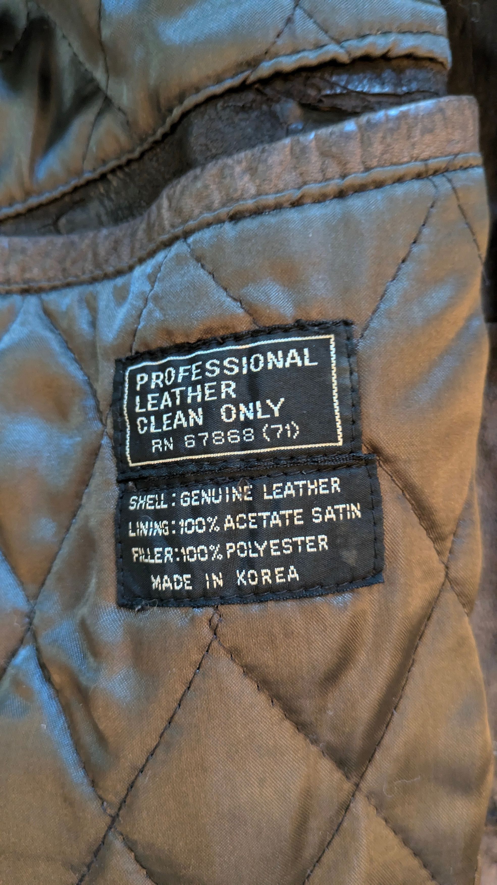 Vintage Genuine Leather Faded Brown Bomber Jacket Size US XL / EU 56 / 4 - 7 Thumbnail