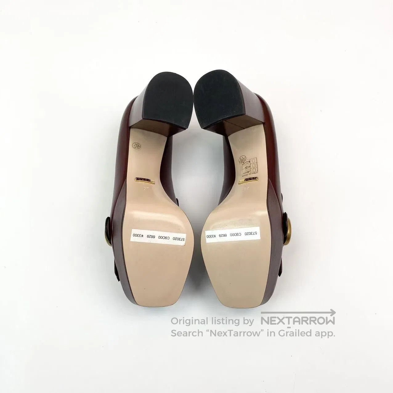 Gucci Guicci Double G suede block heels| Size US 6.5 / IT 36.5 - 7 Thumbnail