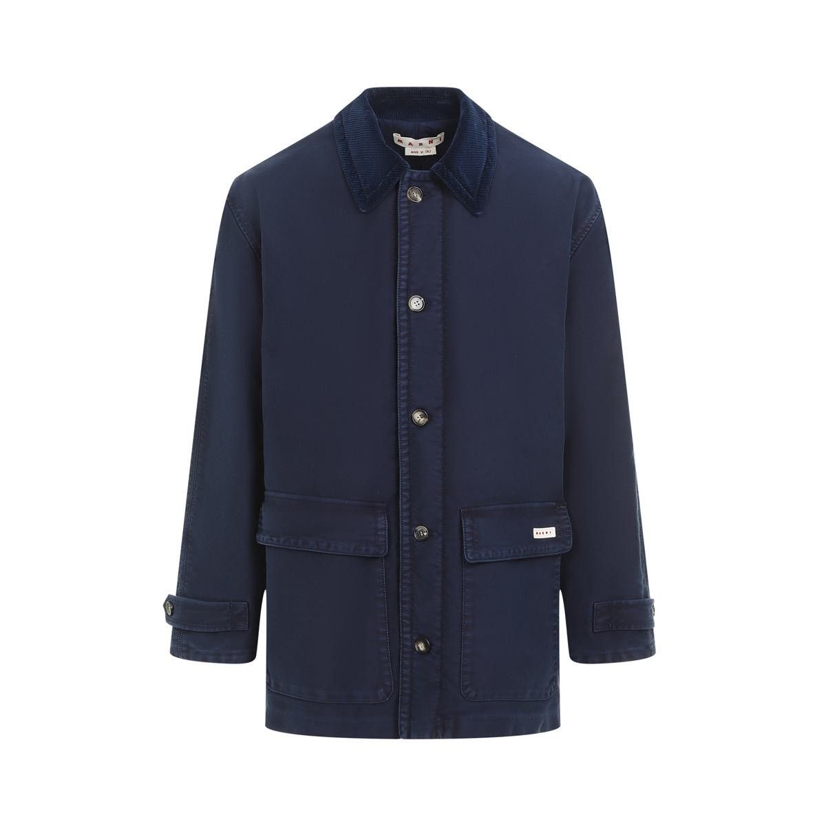 Marni o1w1db11025 Coat in Light Blue Size US S / EU 44-46 / 1 - 1 Thumbnail