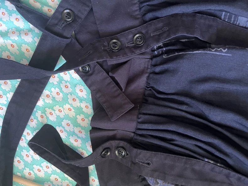 Yohji Yamamoto Yohji Yamamoto size 1 Wool suspender skirt 2503-Nextarrow Size 25" / US 0 / IT 36 - 4 Thumbnail