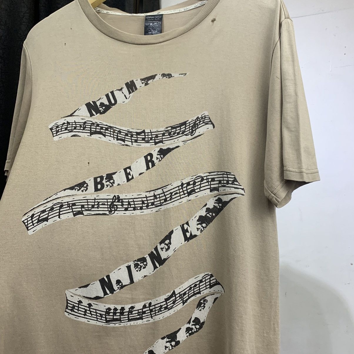 Number Nine Number (N)ine Musical Notes Tee Shirt