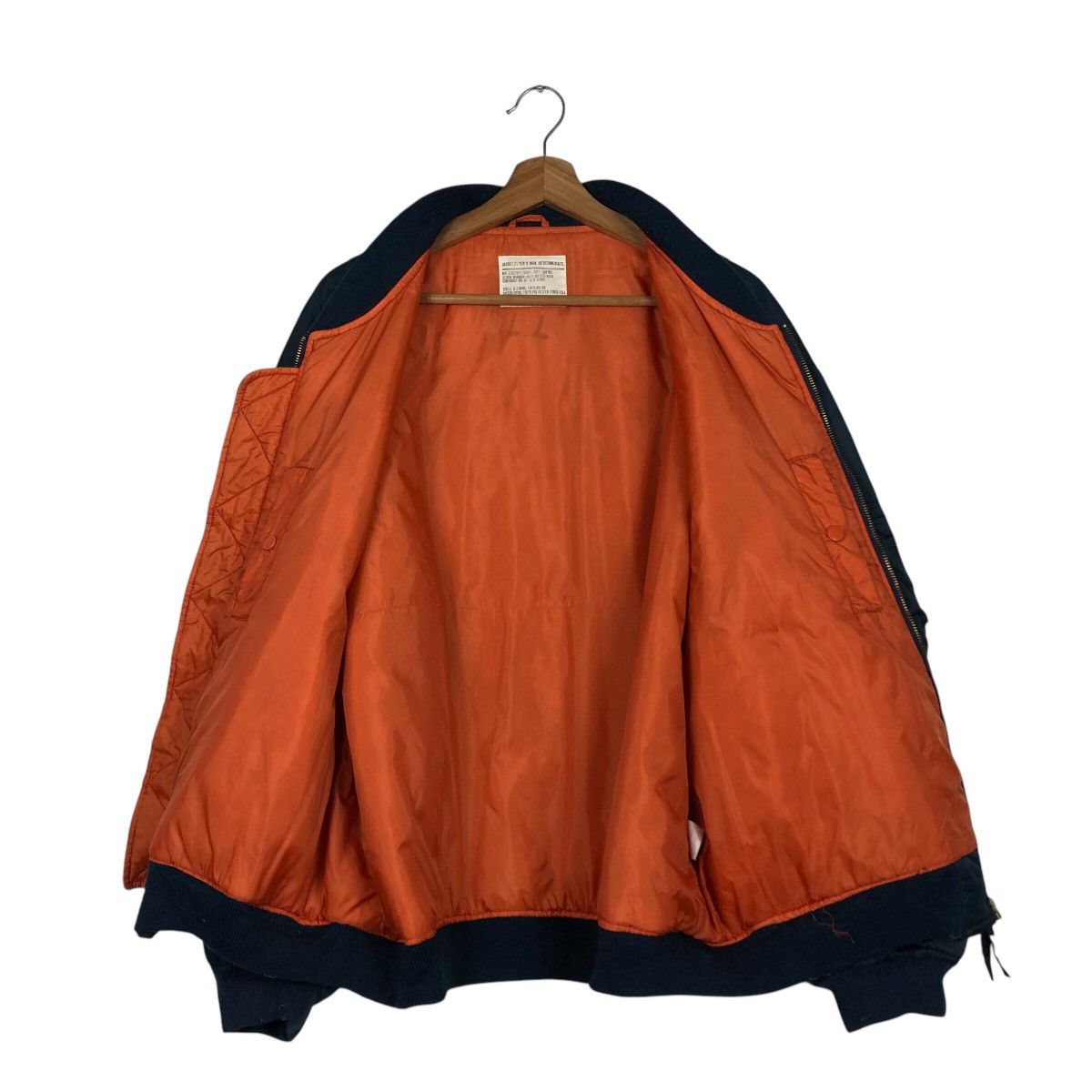 Japanese Brand 📌Vintage Fly Military Bomber Jacket Ma-1 Design Size US L / EU 52-54 / 3 - 14 Thumbnail