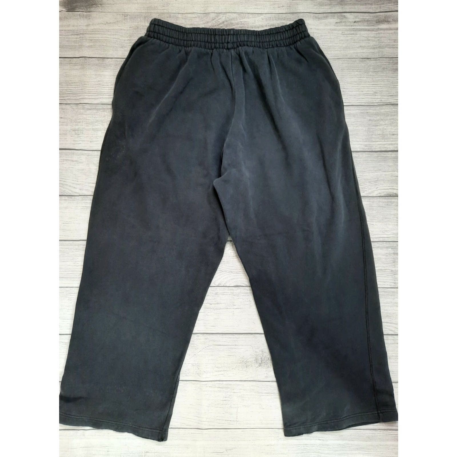 Nike NIKE Sweatpants Pants Black XL Mens Activewear Fleece Inseam 30 Rise 11.5 Waist 32-42 Pull On Straight Size US 36 / EU 52 - 2 Thumbnail