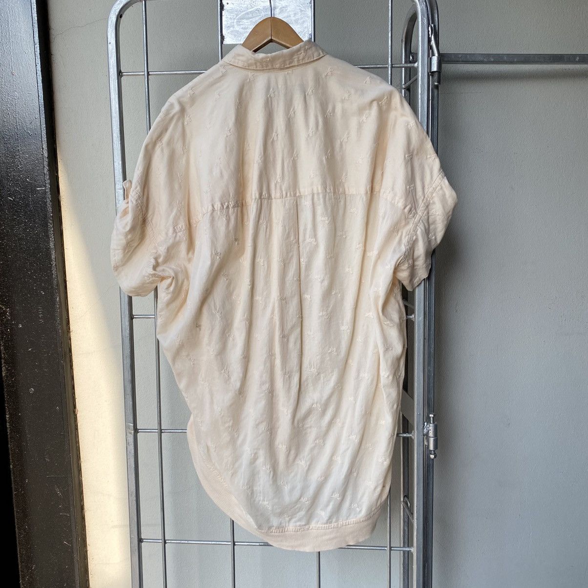 mercibeaucoup Mercibeaucoup, Peach Oversized Button-Down Shirt with Pocket Size XL / US 12-14 / IT 48-50 - 11 Thumbnail
