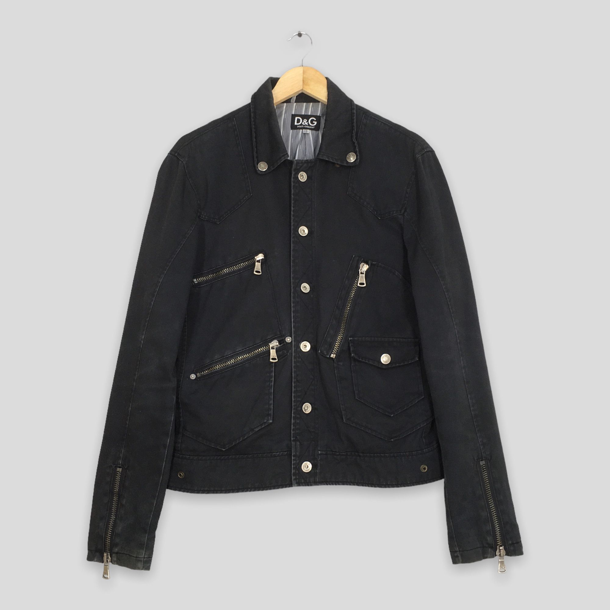 SS2005 Dolce & Gabbana Biker DenimJacket