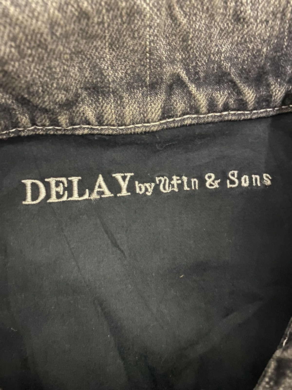 If Six Was Nine × Japanese Brand × Le Grande Bleu (L.G.B.) 🔥 Delay By Win & Sons Faded Black Trucker Jacket (C3) Size US M / EU 48-50 / 2 - 6 Thumbnail