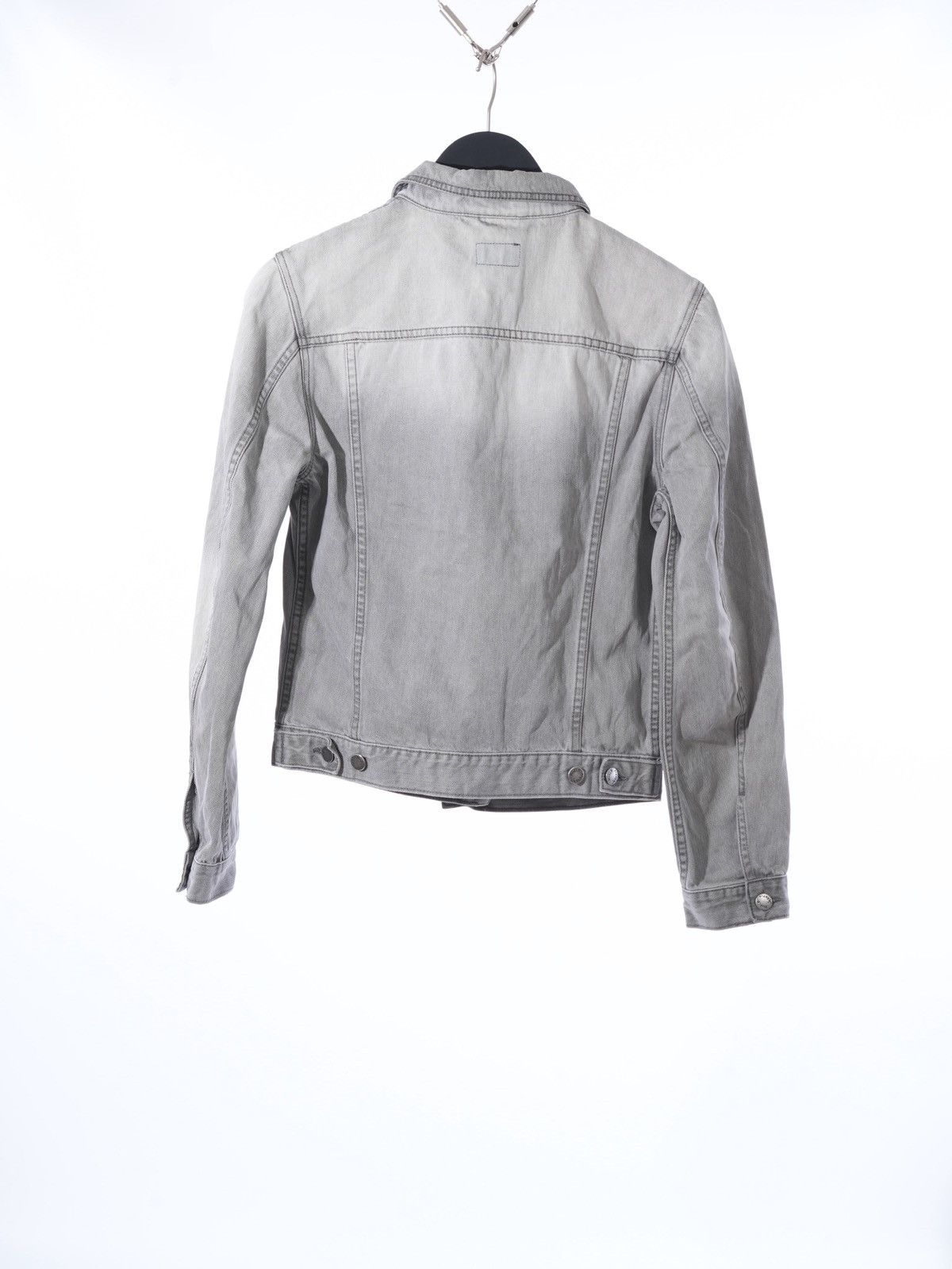 Nudie Jeans NUDIE JEANS DENIM JACKET PERRY ORG. BLACK STRIPED Size S Size US S / EU 44-46 / 1 - 8 Thumbnail