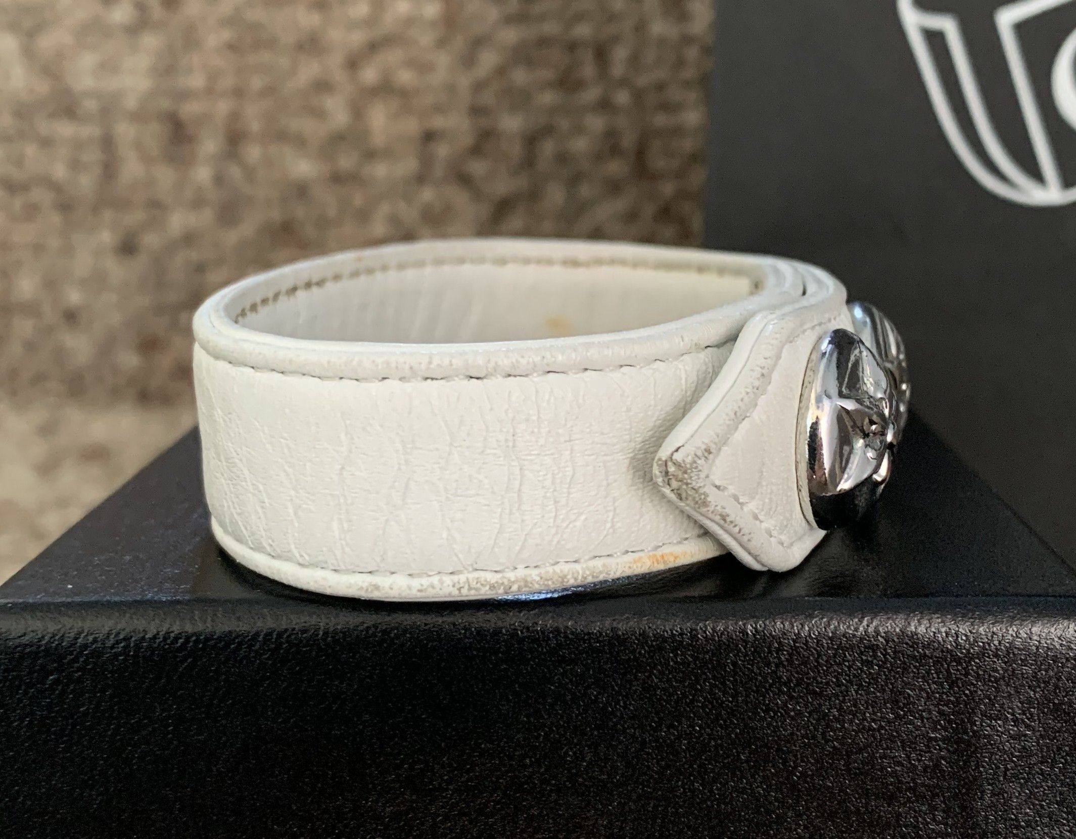 Chrome Hearts Chrome Hearts Adjustable Leather Silver Snap Bracelet + Box Size ONE SIZE - 5 Thumbnail