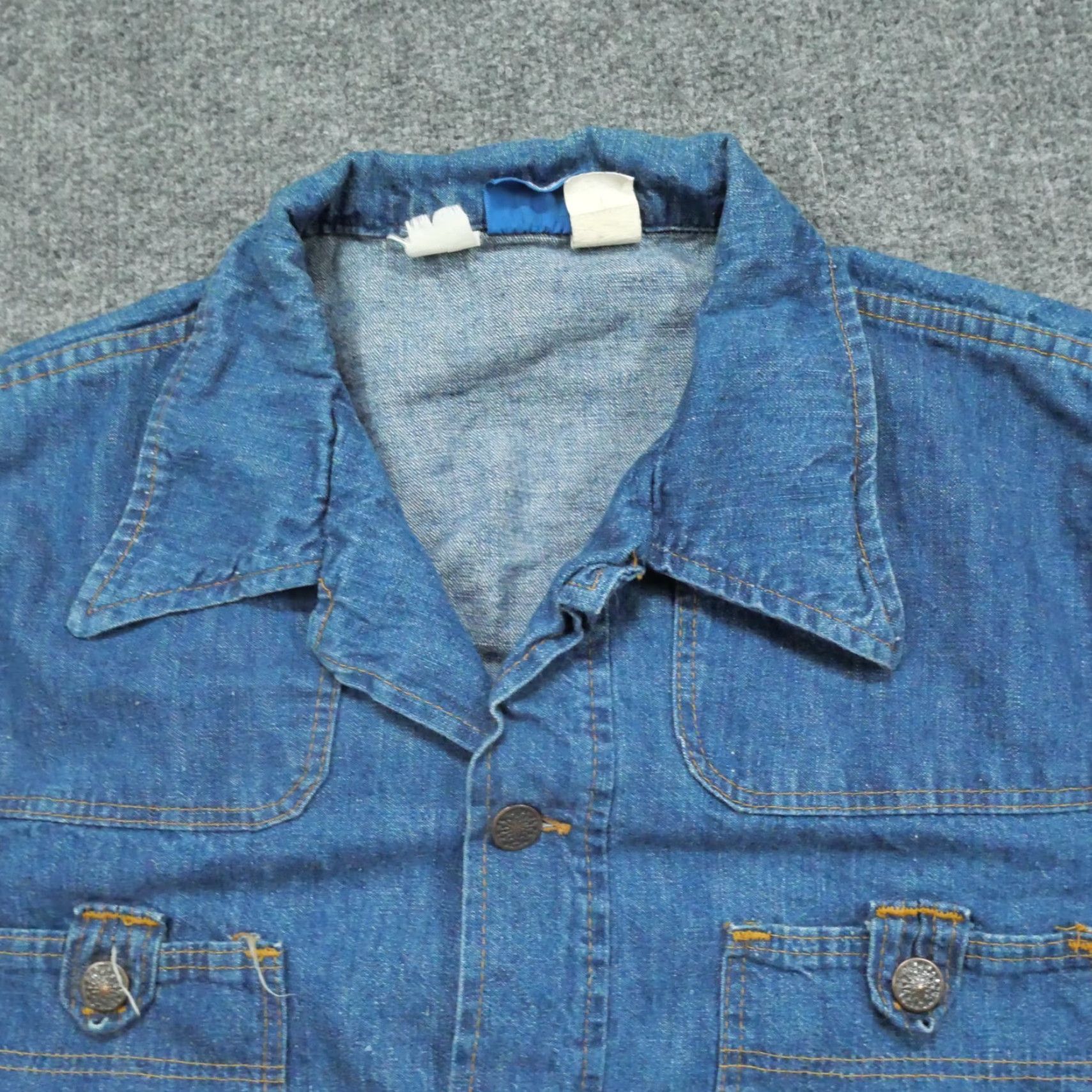Sears VINTAGE Jeans Joint Jacket Mens M Blue Denim Western Chore Sears 70s Jeans Joint Jacket Mens M Blue Denim Western Chore Sears 70s Size US 31 - 4 Thumbnail