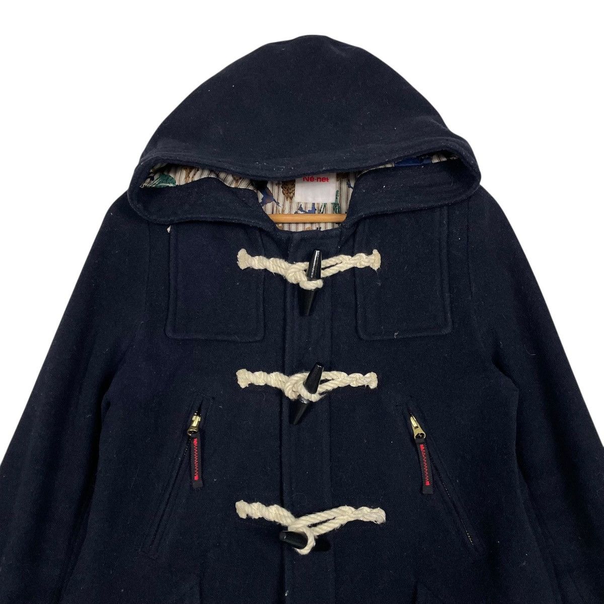 Ne-Net Ne-net Hooded Wool Duffle Jacket Size US S / EU 44-46 / 1 - 3 Thumbnail