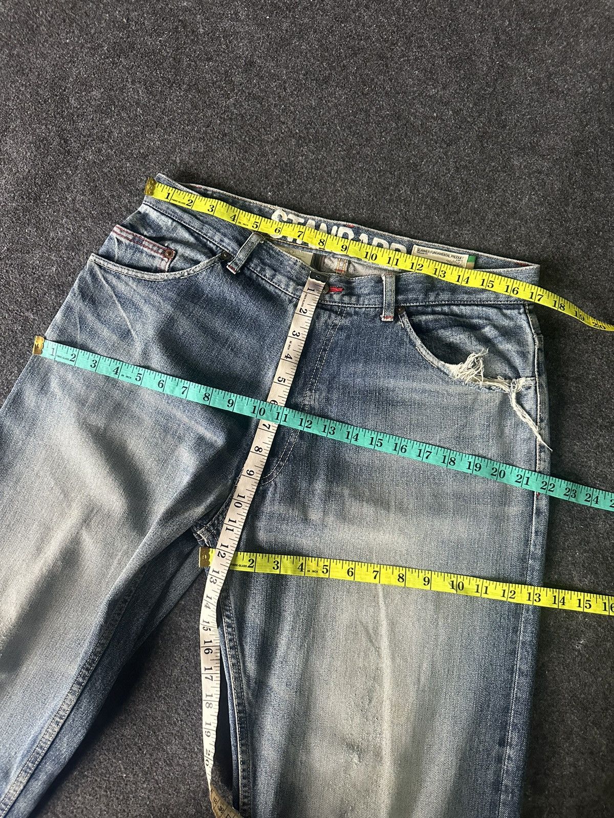 JNCO Baggy Scanner Fundamental Japan Denim 34x30 D226 Size US 34 / EU 50 - 13 Thumbnail