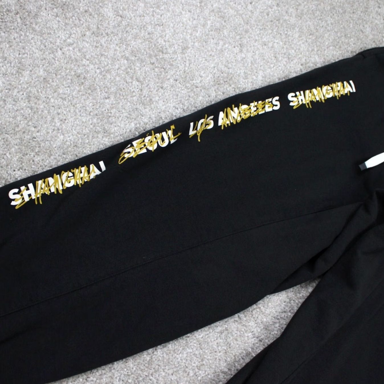 Puma Puma Gen G Esports Sweatpants Mens Medium Black Drawstring 30" Inseam Regular Fit, 100% Cotton, Solid, 90s Theme, Men's Activewear Pants Size US 31 - 7 Thumbnail