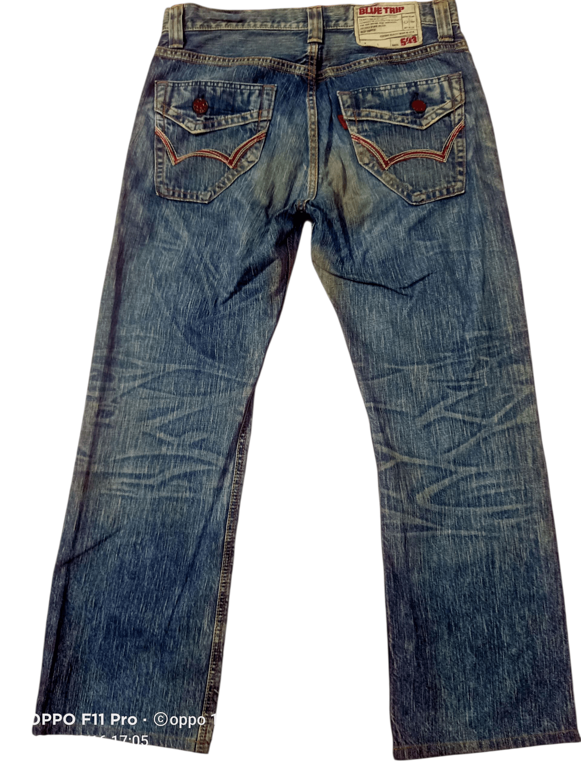 Japanese Brand 💥 Edwin 503 Flare Denim Men 💥 Size US 33 - 2 Thumbnail