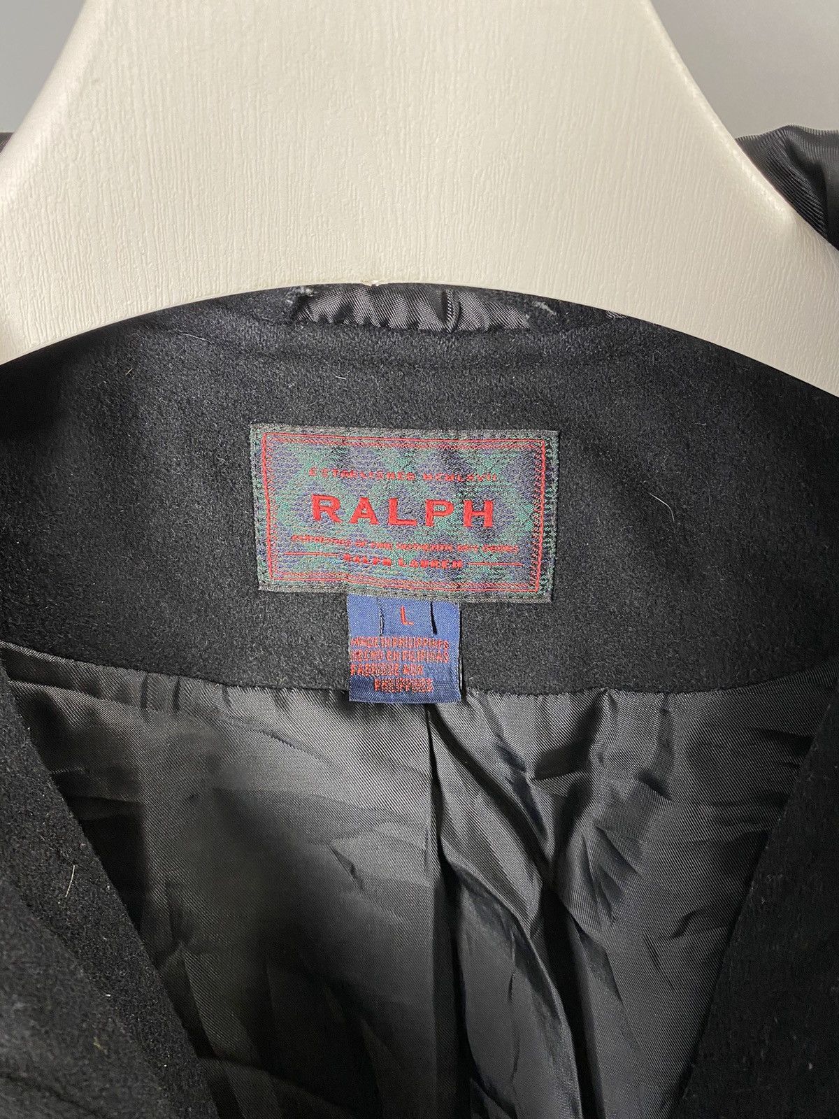 Ralph Lauren Women’s Ralph Lauren Black Wool Coat Size L / US 10 / IT 46 - 13 Thumbnail