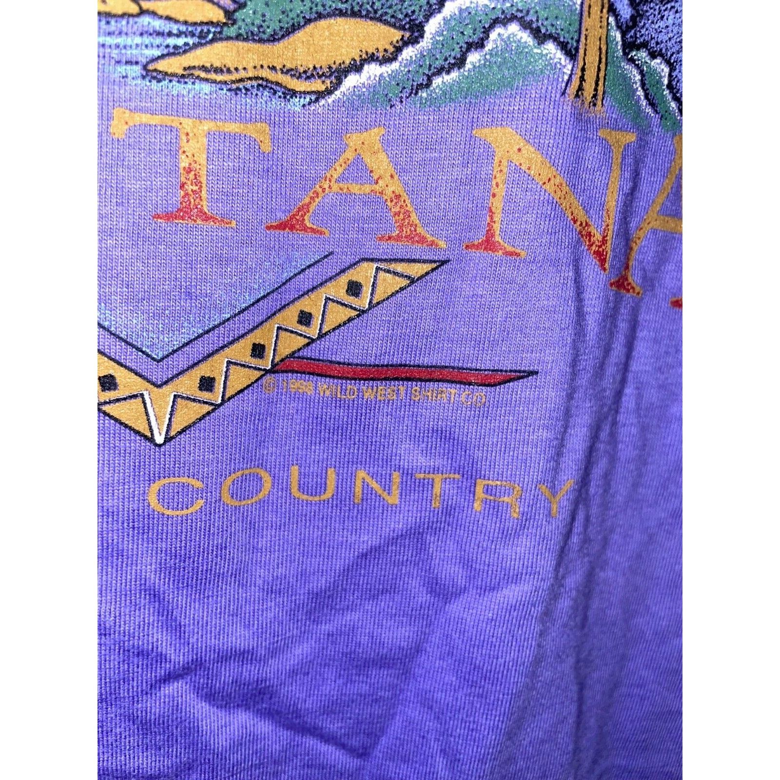 Jerzees Vintage Jerzees Montana Shirt Big Sky Country Tee VTG 90s L Size US L / EU 52-54 / 3 - 7 Thumbnail