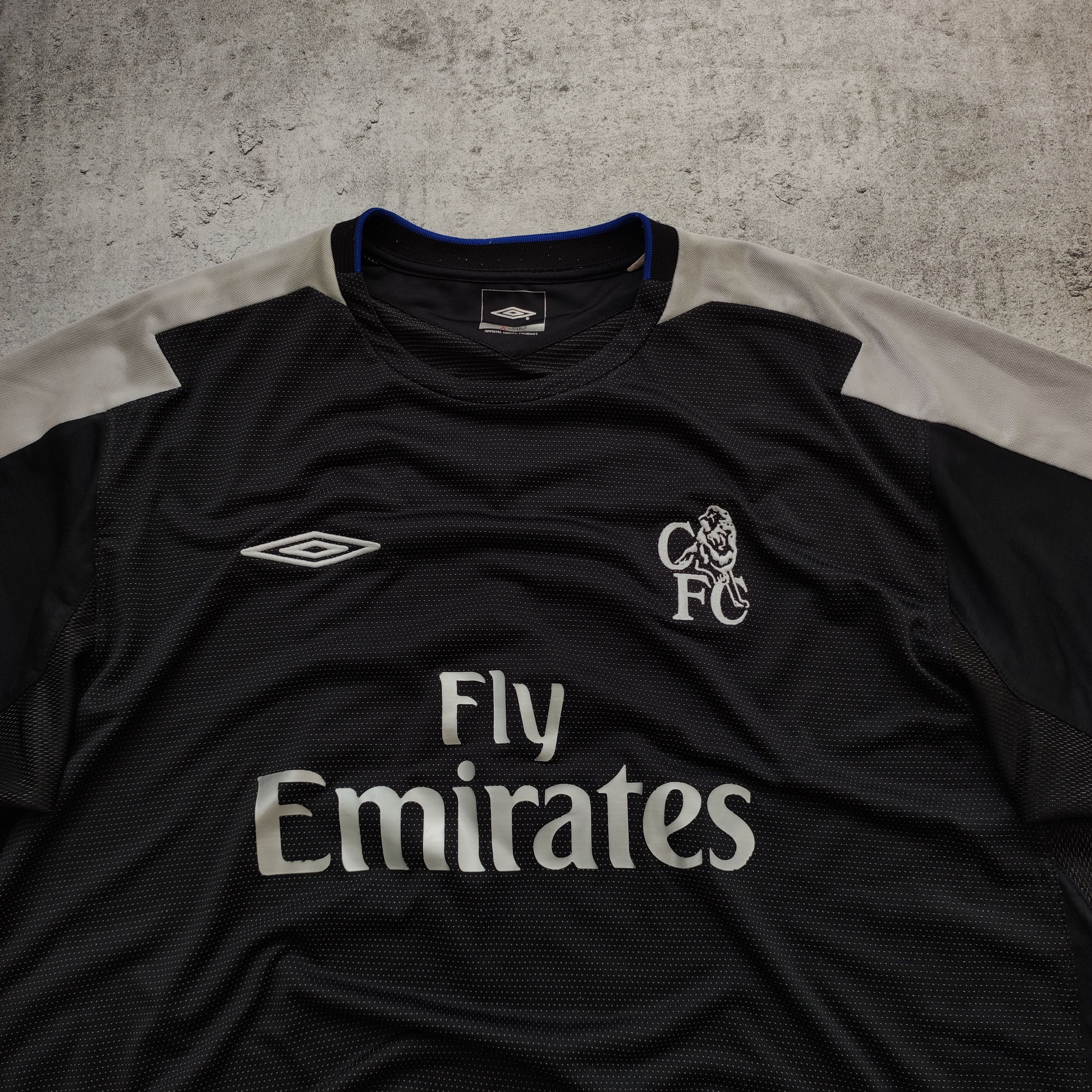 Vintage RARE #10 J.Cole Chelsea London Umbro 2004 Away Jersey Size US XL / EU 56 / 4 - 4 Thumbnail