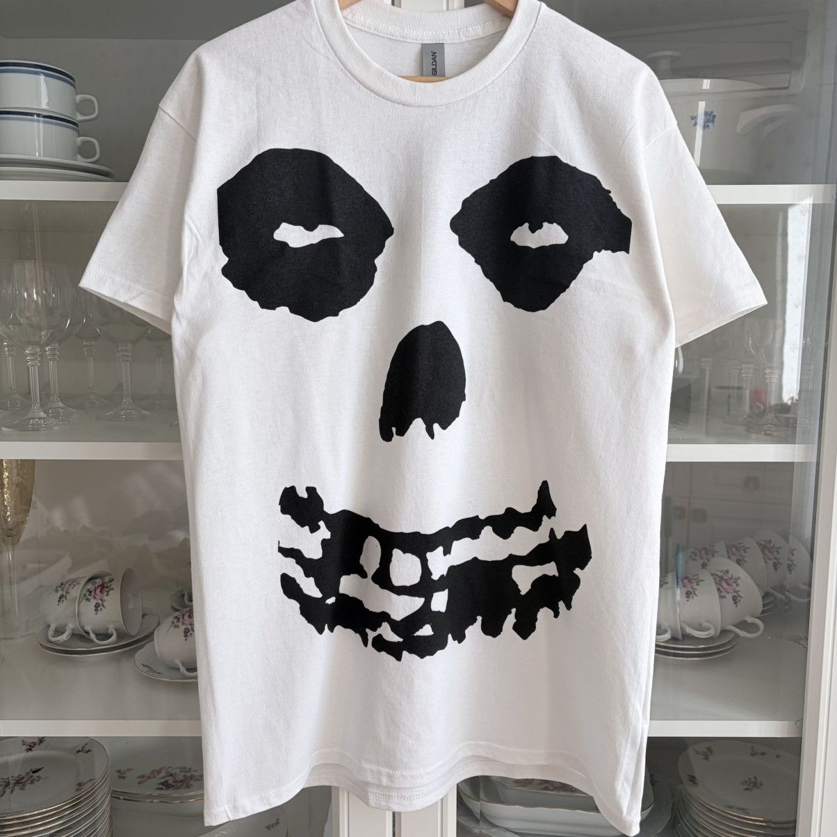 Band Tees T-shirt Misfits - Skull logo Rock band Size US L / EU 52-54 / 3 - 4 Thumbnail
