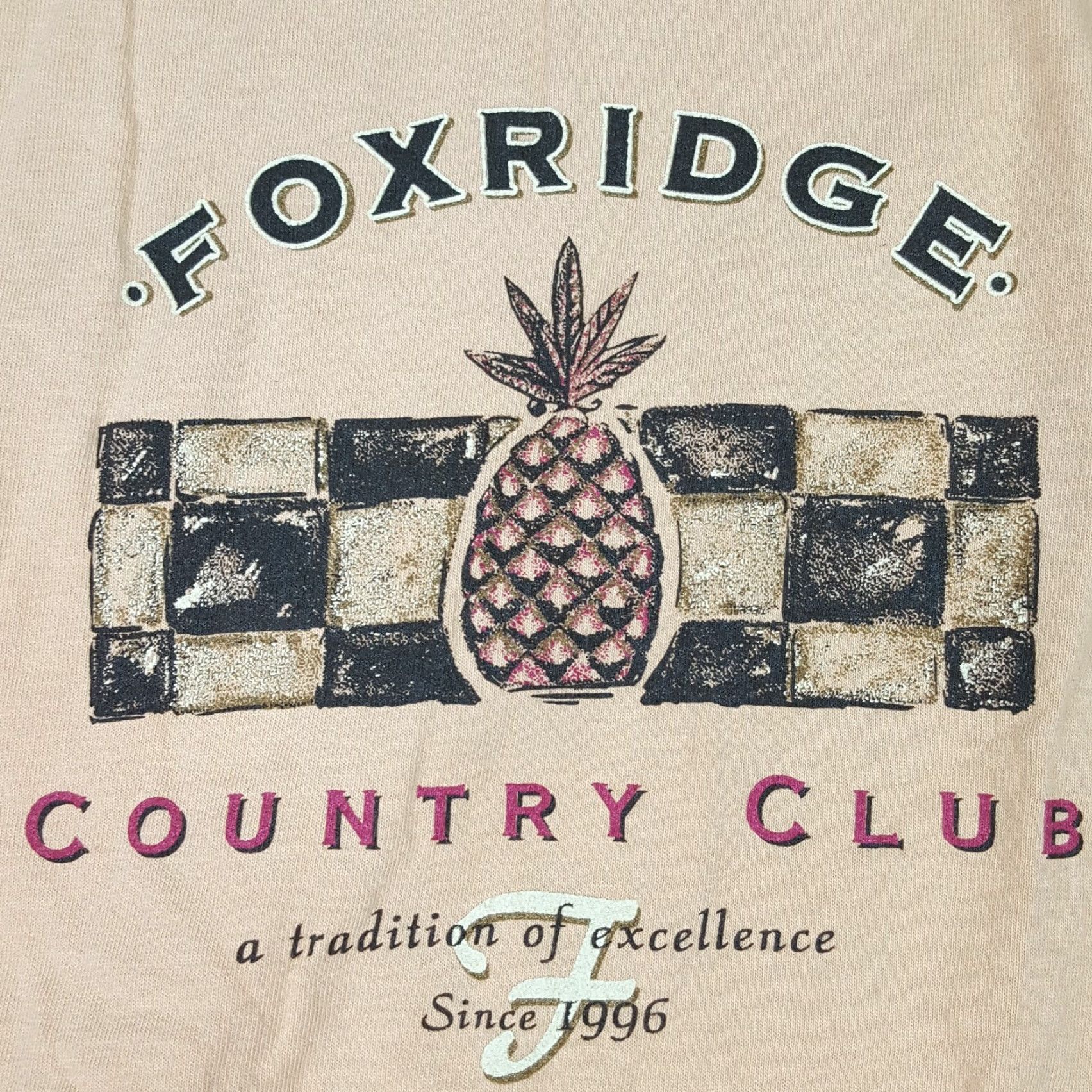 Vintage VINTAGE Fox Ridge Country Club Mens T Shirt L Retro Pineapple Y2K Golf Club NOS Gear For Sports Shirt Size US L / EU 52-54 / 3 - 3 Thumbnail
