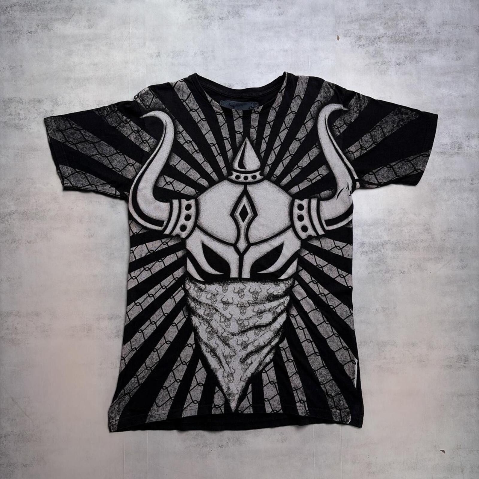 Other Y2K Warrior International Grunge Gothic AOP T-Shirt Size US M / EU 48-50 / 2 - 1 Thumbnail