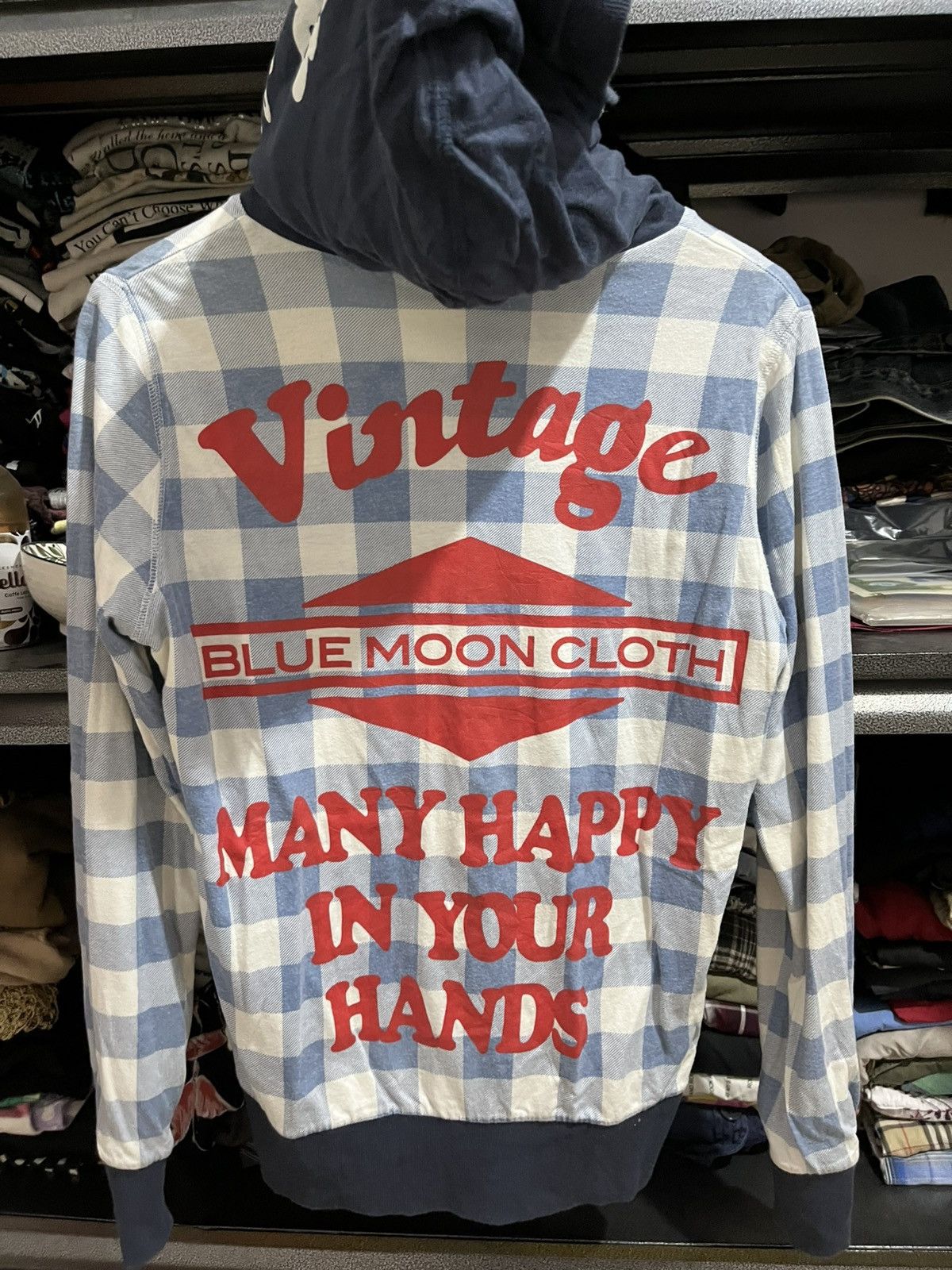 Japanese Brand Blue moon blue reversible Size US M / EU 48-50 / 2 - 4 Thumbnail