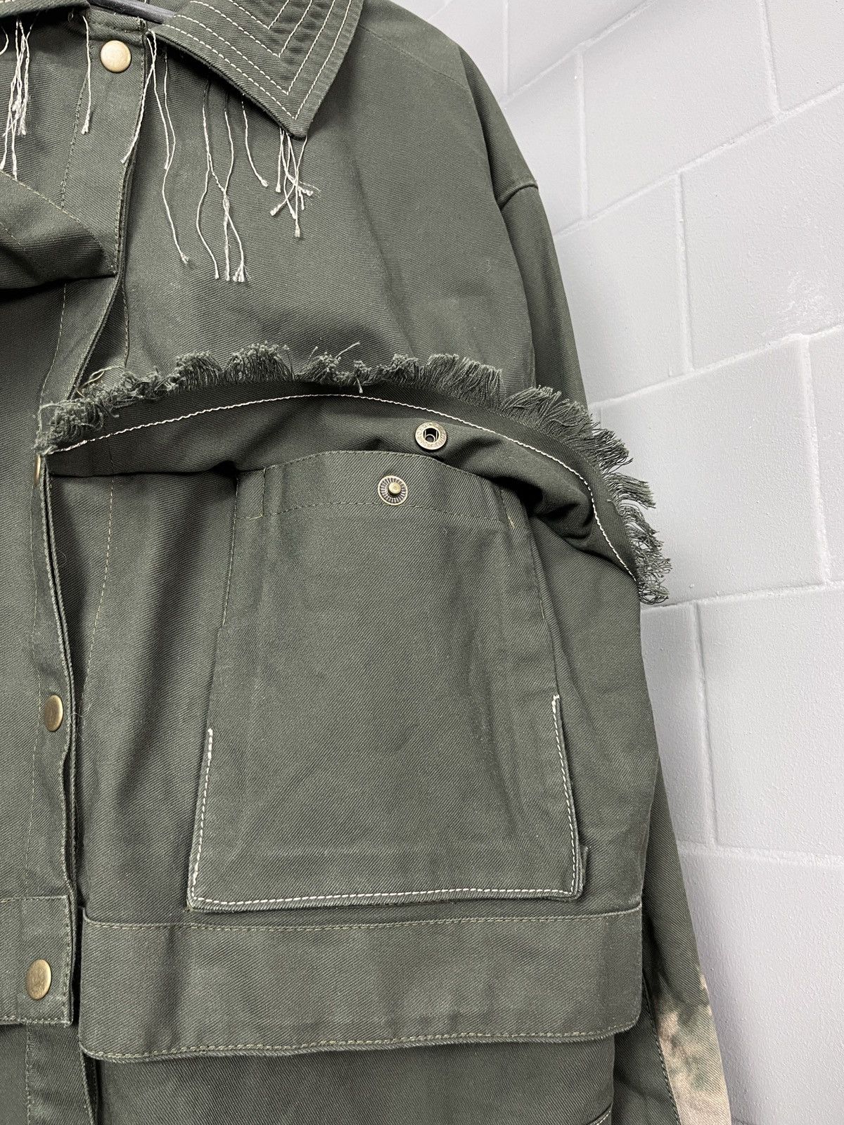 Other REWORKED HEAVY DENIM BONDAGE JACKET WITH 3D POCKETS - 2282 Size US XL / EU 56 / 4 - 6 Thumbnail