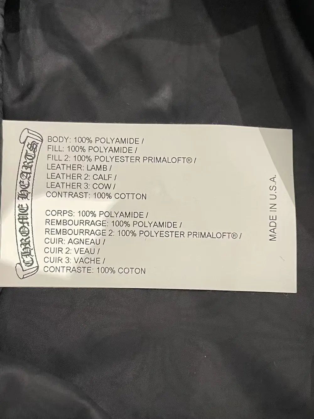 Chrome Hearts Chrome Hearts Matty Boy Quilted Padded Jacket Size US L / EU 52-54 / 3 - 9 Thumbnail