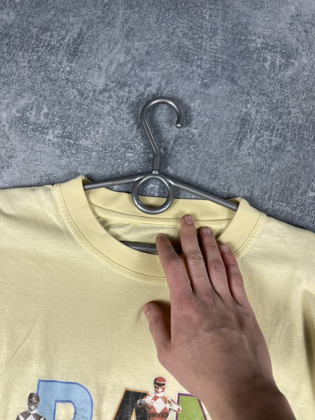 Vintage Vintage streetwear Power Rangers Ranger yellow tee Size US XL / EU 56 / 4 - 6 Thumbnail