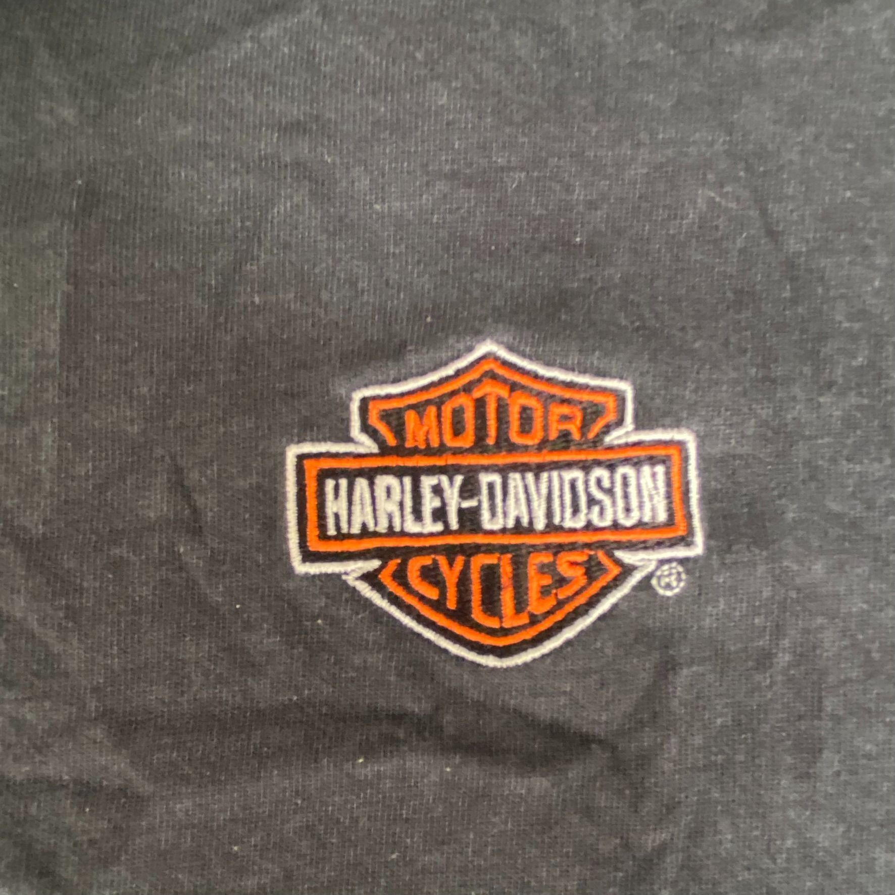 Harley Davidson Vintage Y2K Harley Davidson Rugby Polo Punk Biker Logo Shirt Size US XL / EU 56 / 4 - 4 Thumbnail